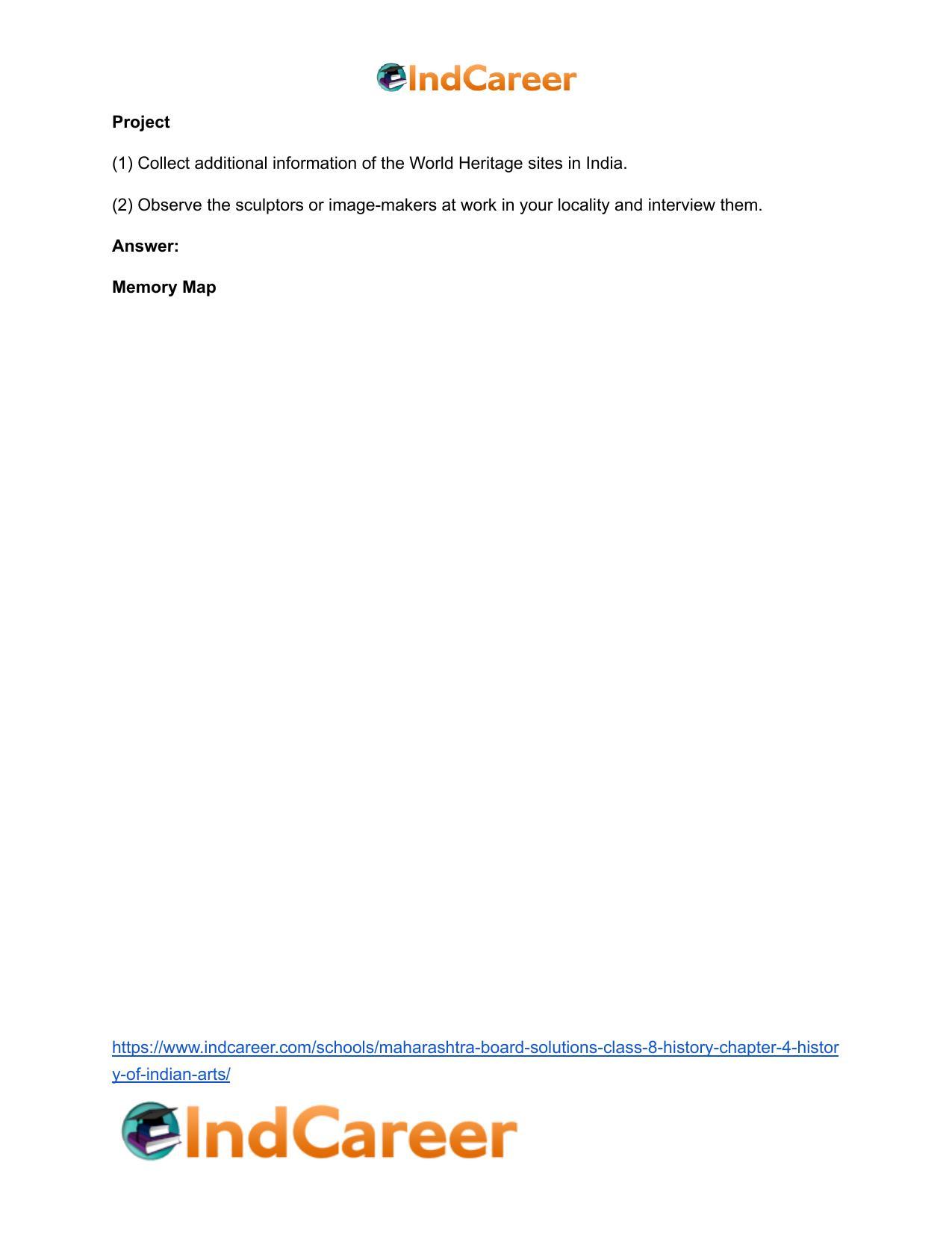Maharashtra Board Solutions Class 8-History: Chapter 4- History of Indian Arts - Page 9