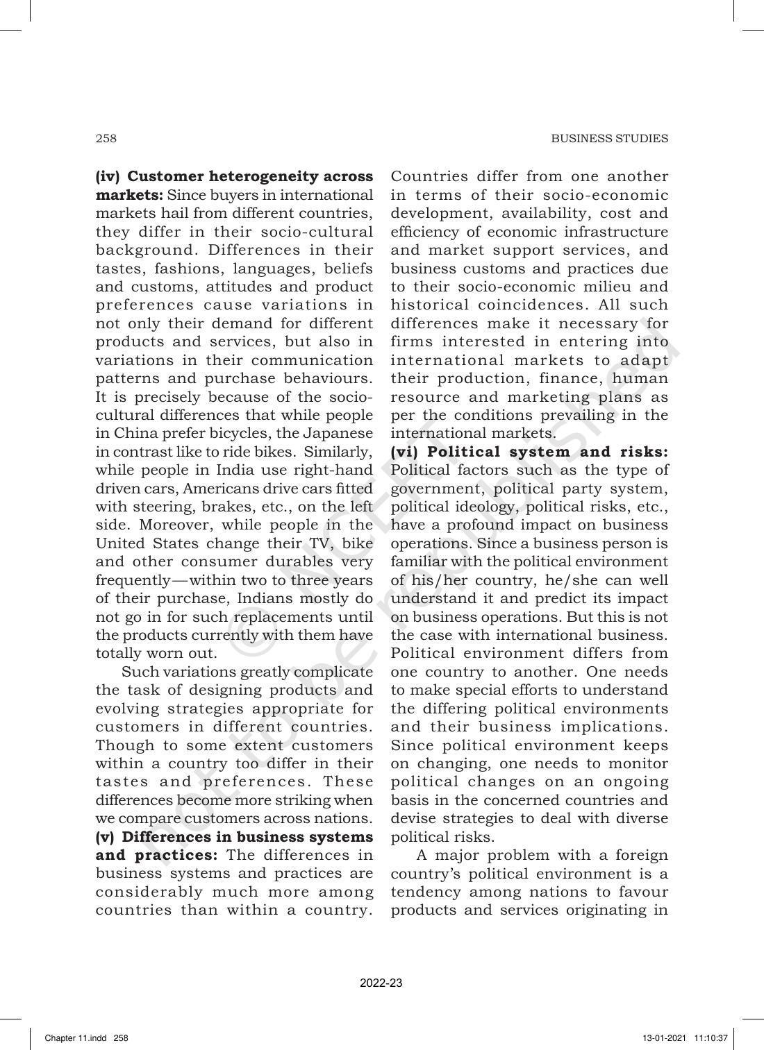 NCERT Book for Class 11 Business Studies Chapter 11 International Business-I - Page 7
