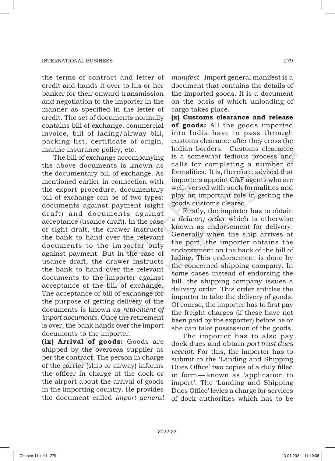 NCERT Book for Class 11 Business Studies Chapter 11 International Business-I - Page 28