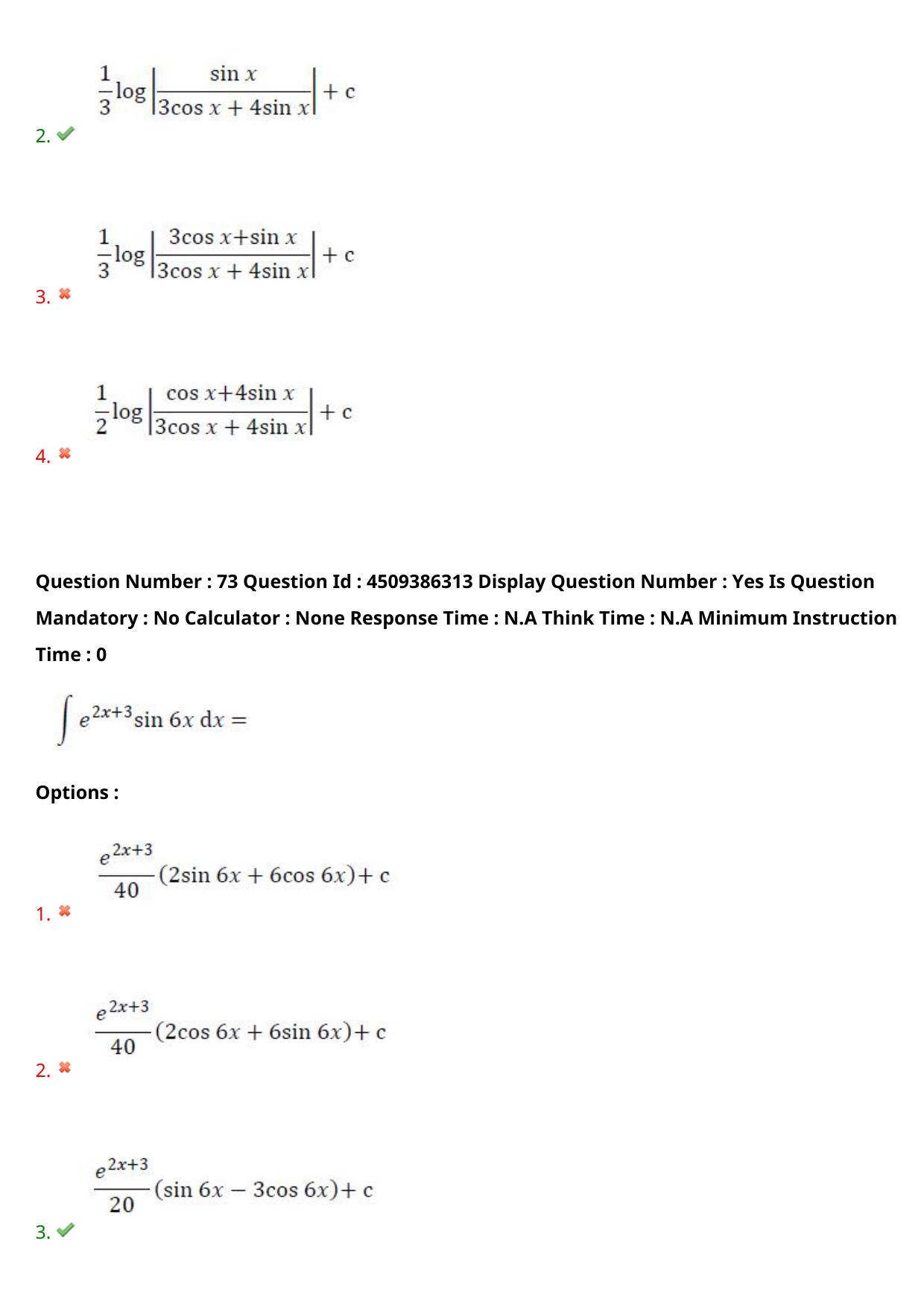 AP EAPCET 2024 - 18 May 2024 Forenoon - Master Engineering Question Paper With Preliminary Keys - Page 57