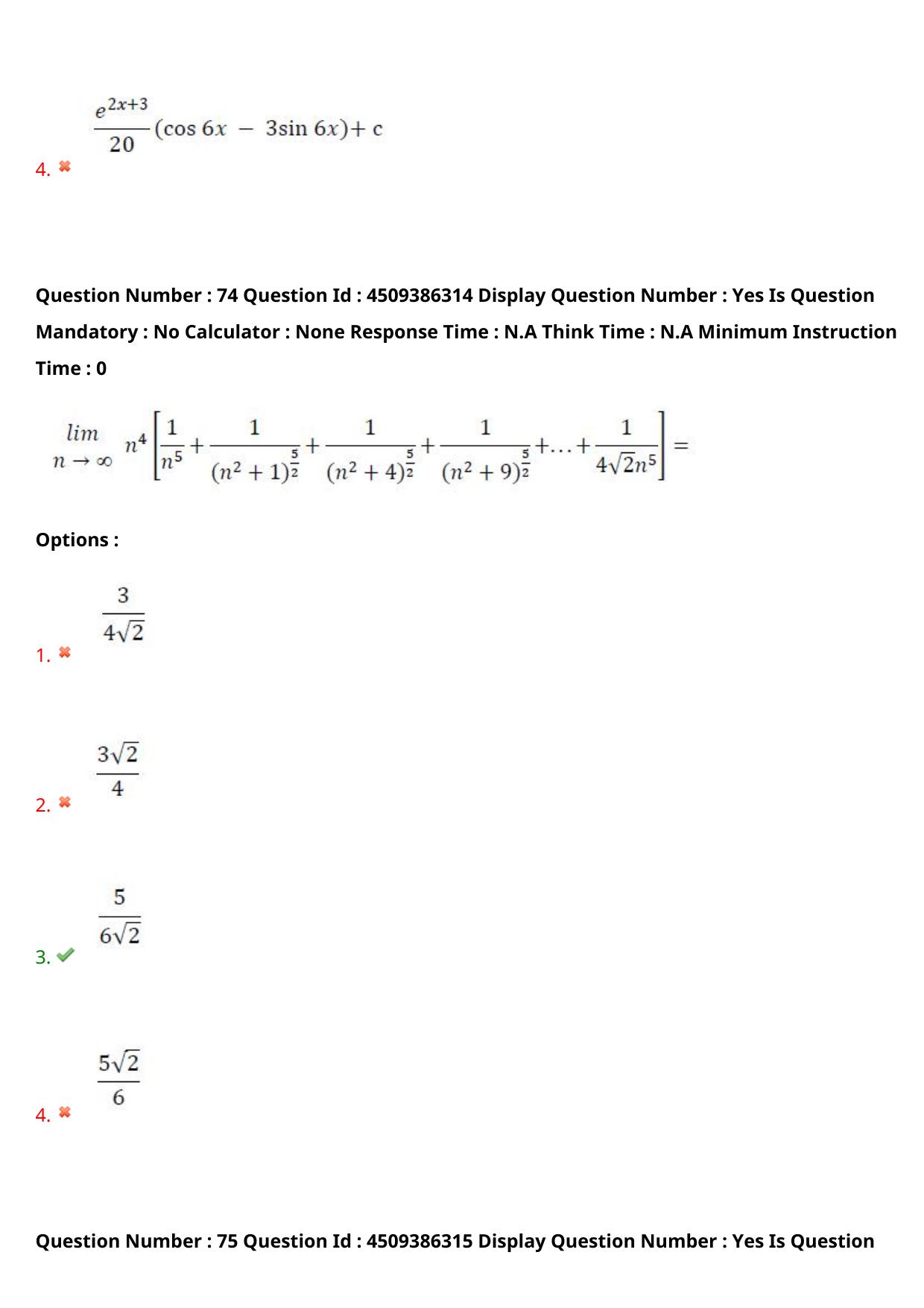 AP EAPCET 2024 - 18 May 2024 Forenoon - Master Engineering Question Paper With Preliminary Keys - Page 58