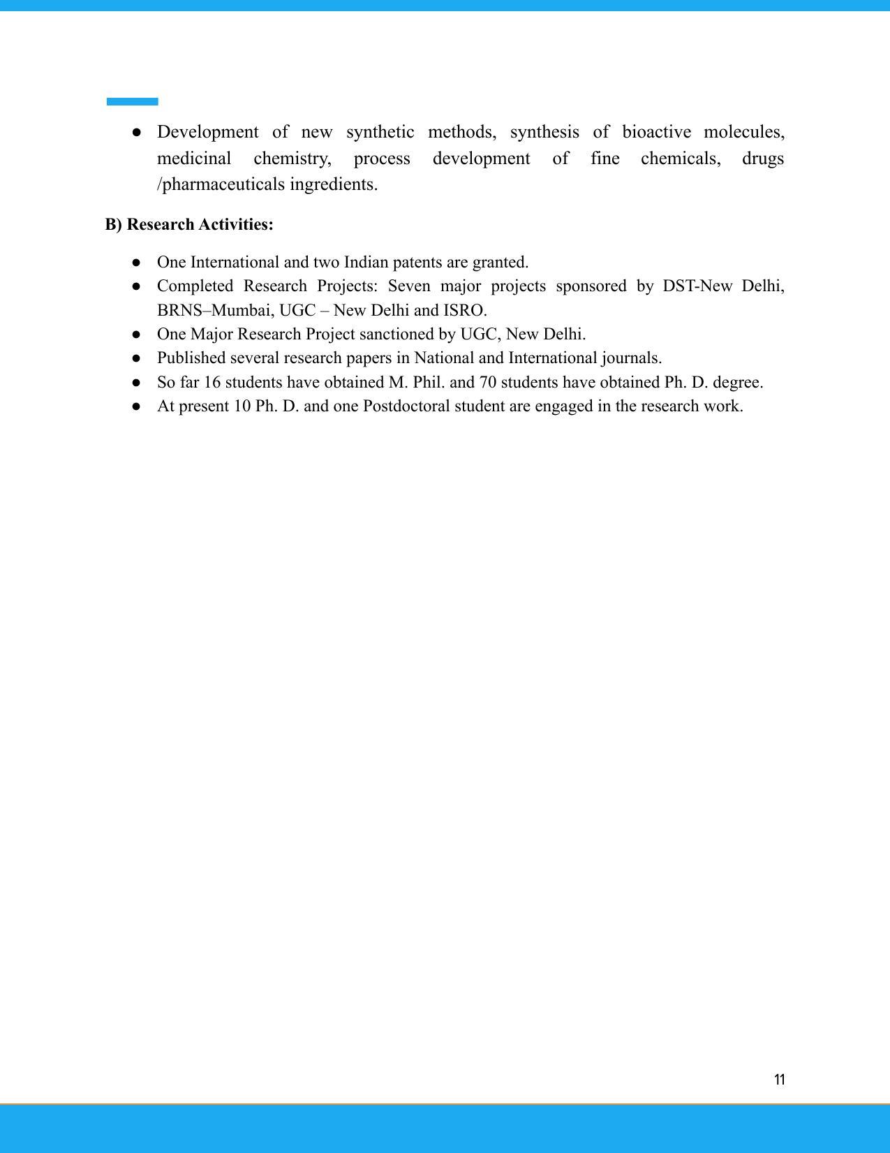 Solapur University, Solapur Prospectus 2021-22 - Page 12