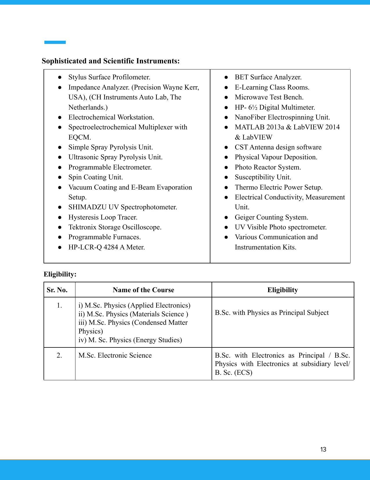 Solapur University, Solapur Prospectus 2021-22 - Page 14