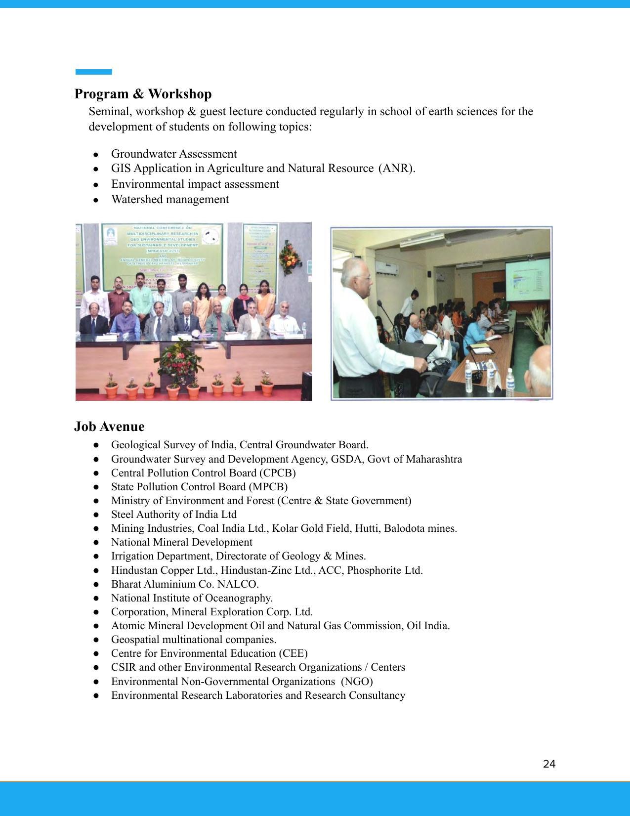 Solapur University, Solapur Prospectus 2021-22 - Page 25