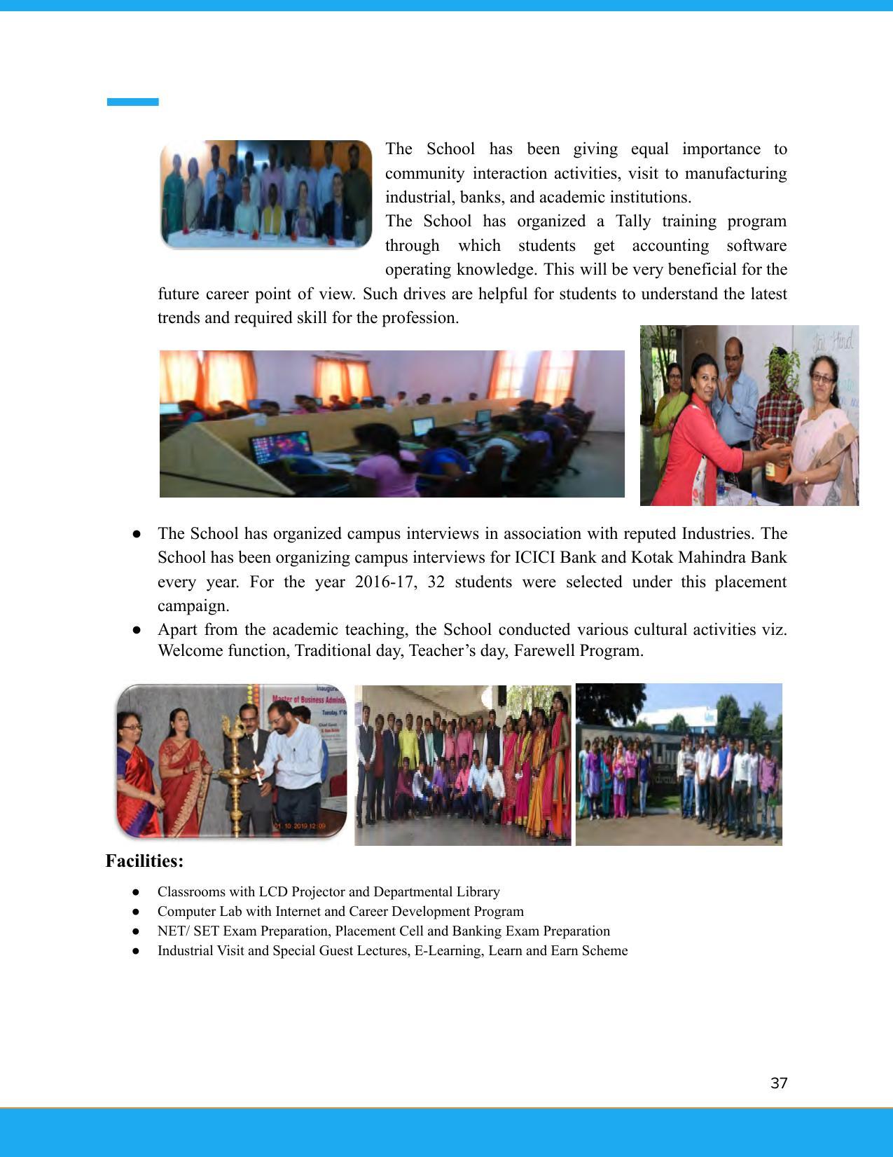 Solapur University, Solapur Prospectus 2021-22 - Page 38