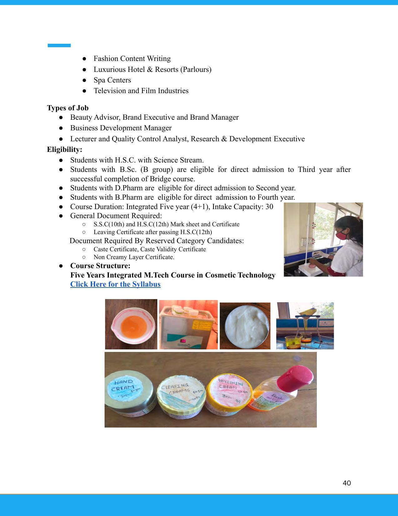 Solapur University, Solapur Prospectus 2021-22 - Page 41