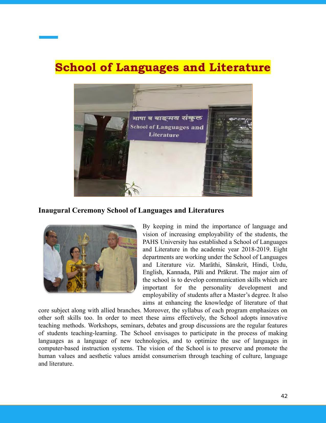 Solapur University, Solapur Prospectus 2021-22 - Page 43