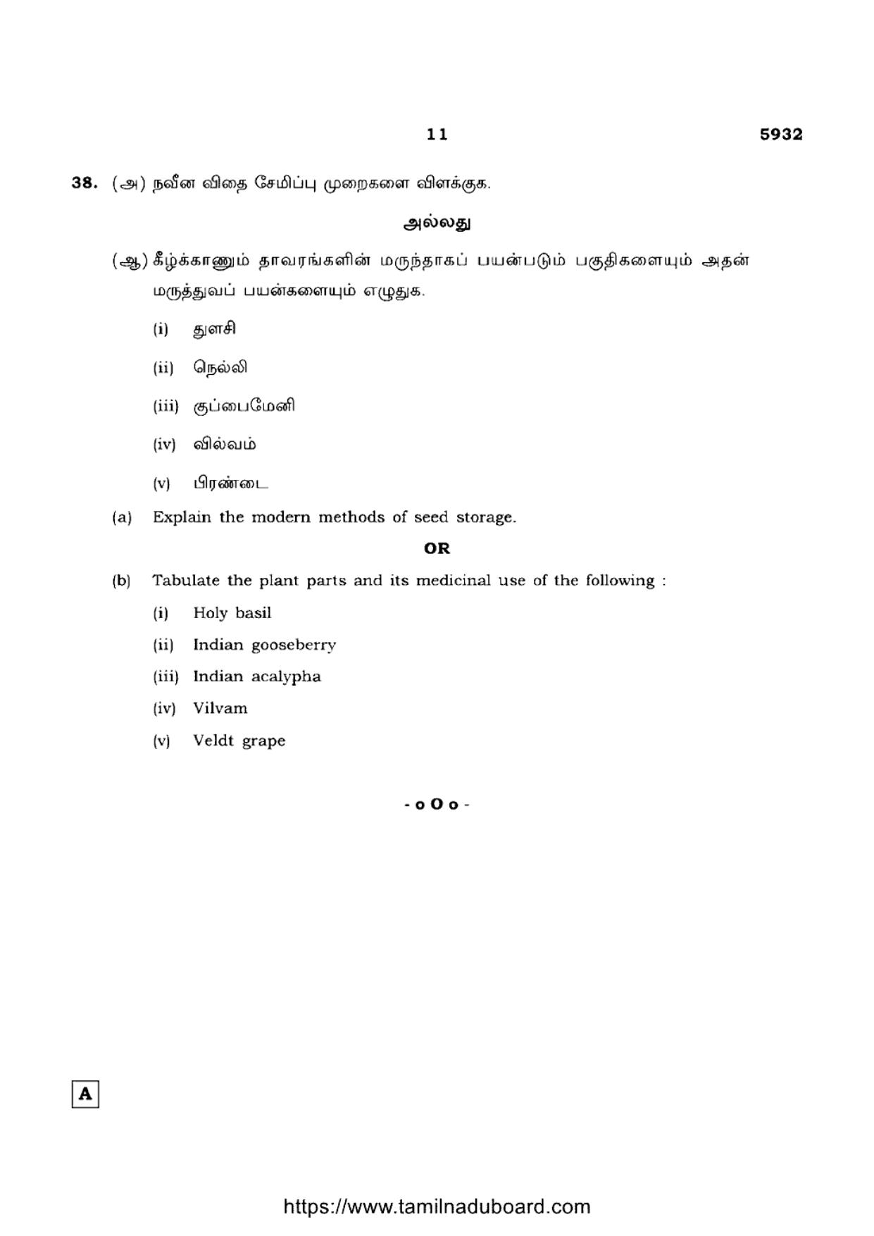 TN Class 12 Botany 5932 Question Papers 2022 - Page 11