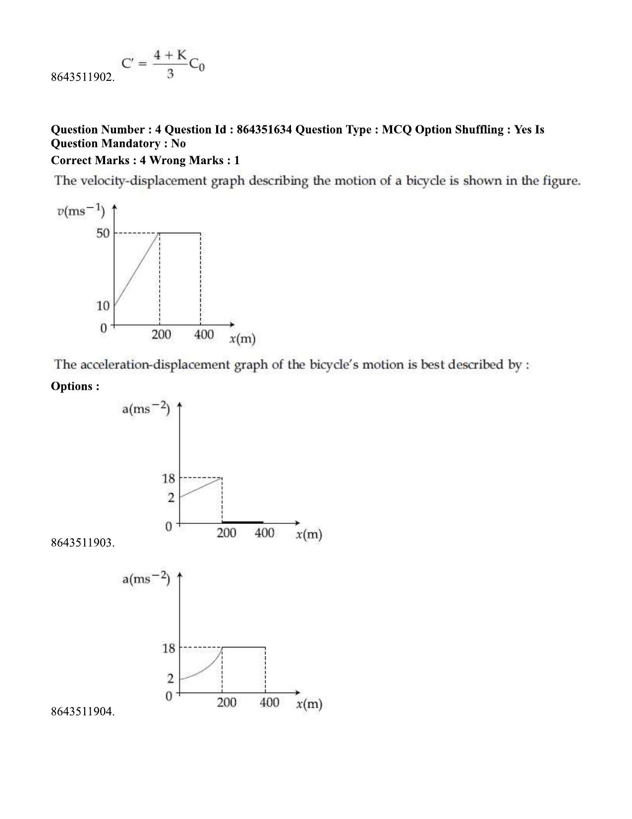 JEE Mains 2021: BTech EU (Shift 1) 16-03-2021 Question Paper - Page 5