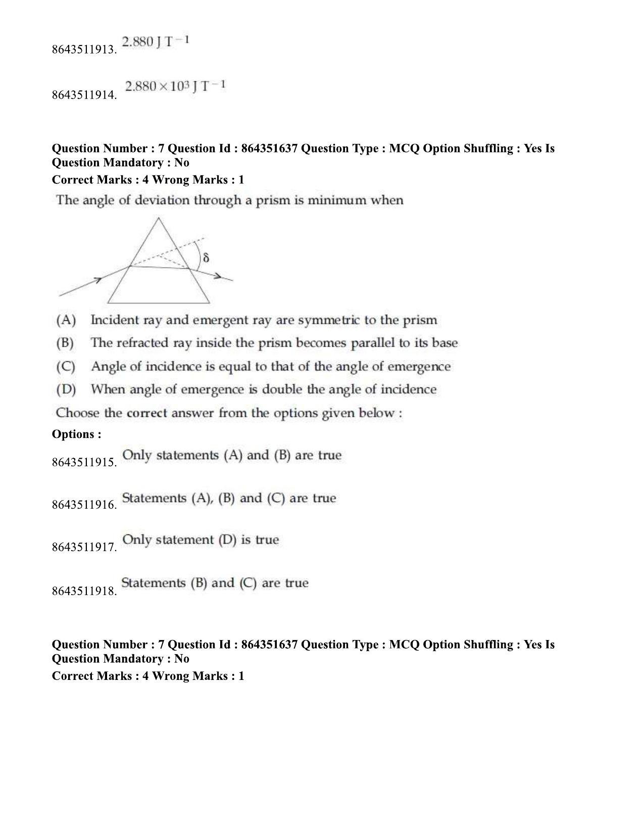 JEE Mains 2021: BTech EU (Shift 1) 16-03-2021 Question Paper - Page 10