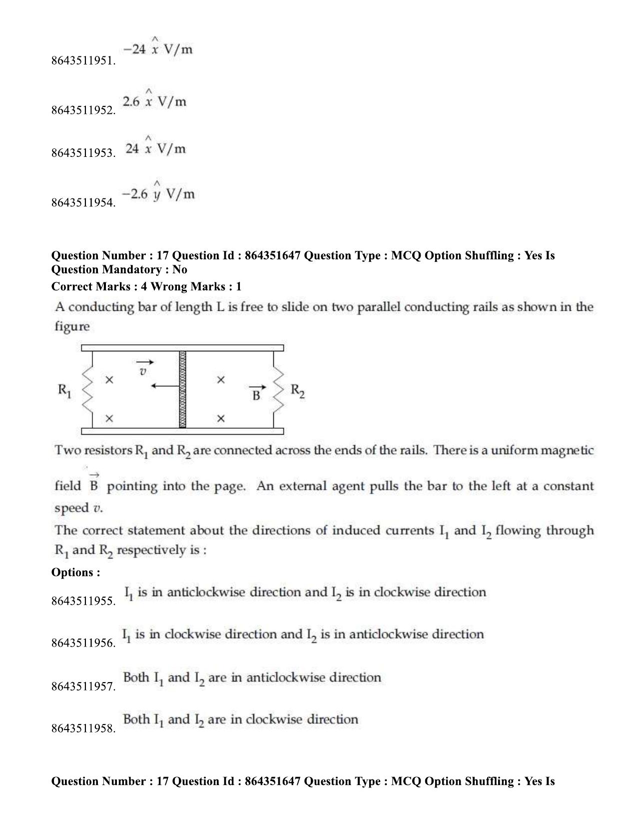 JEE Mains 2021: BTech EU (Shift 1) 16-03-2021 Question Paper - Page 20