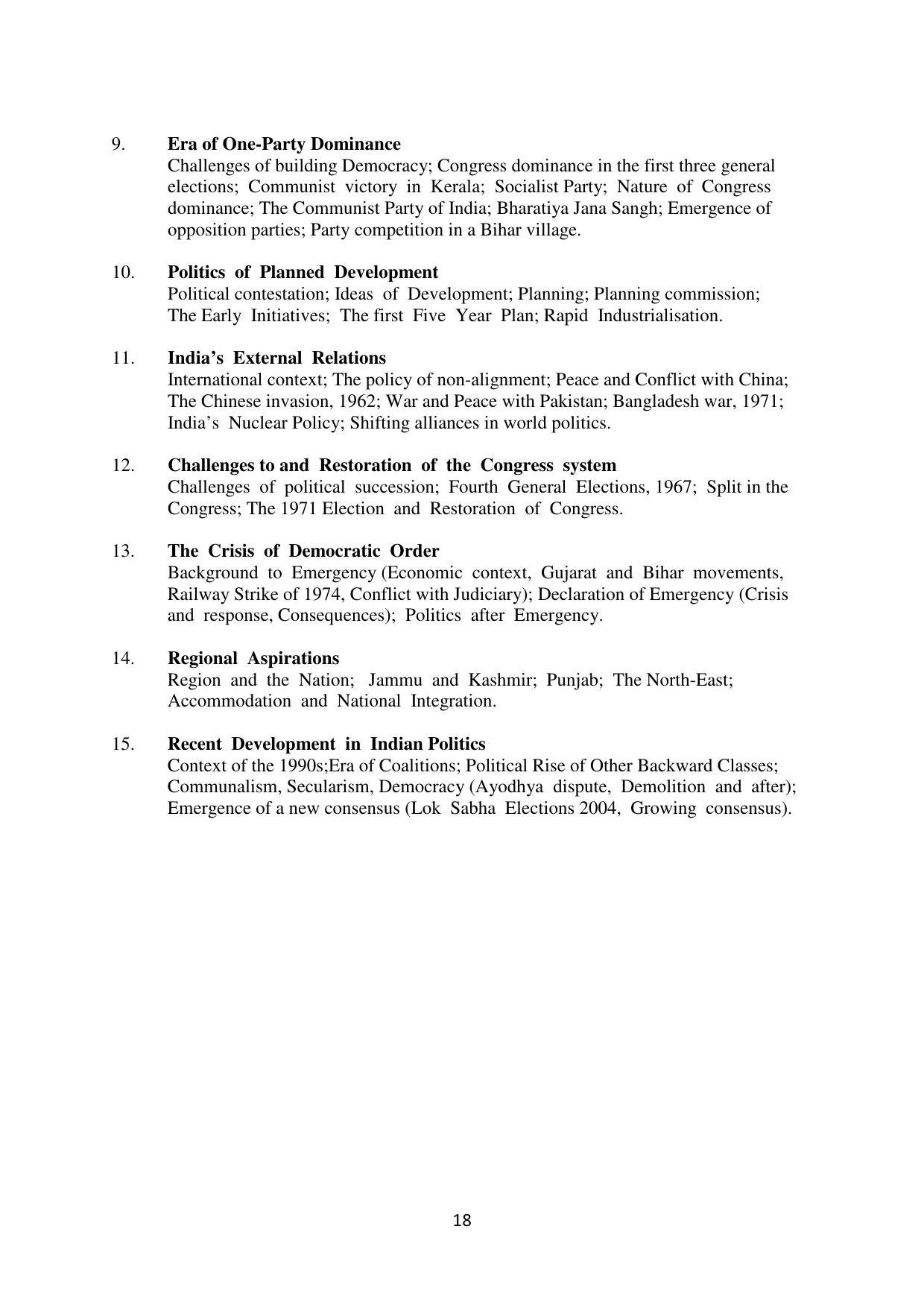 Mizoram Board (MBSE) Class 11 & 12 Syllabus - Page 23