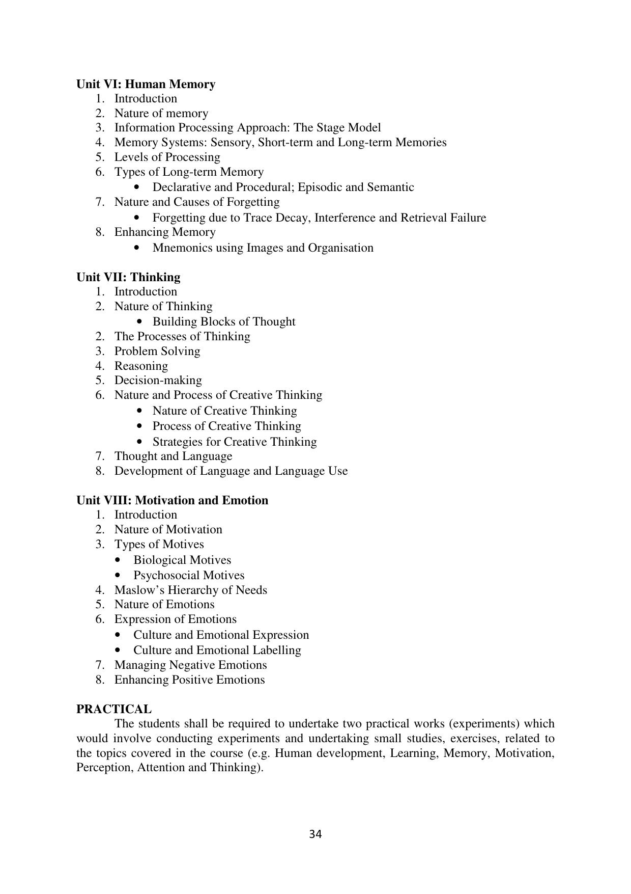 Mizoram Board (MBSE) Class 11 & 12 Syllabus - Page 39