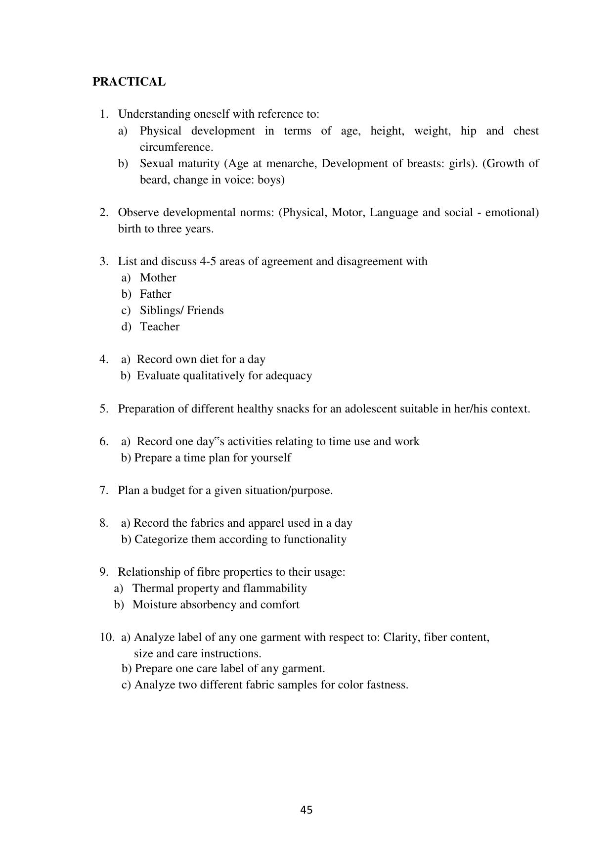Mizoram Board (MBSE) Class 11 & 12 Syllabus - Page 50