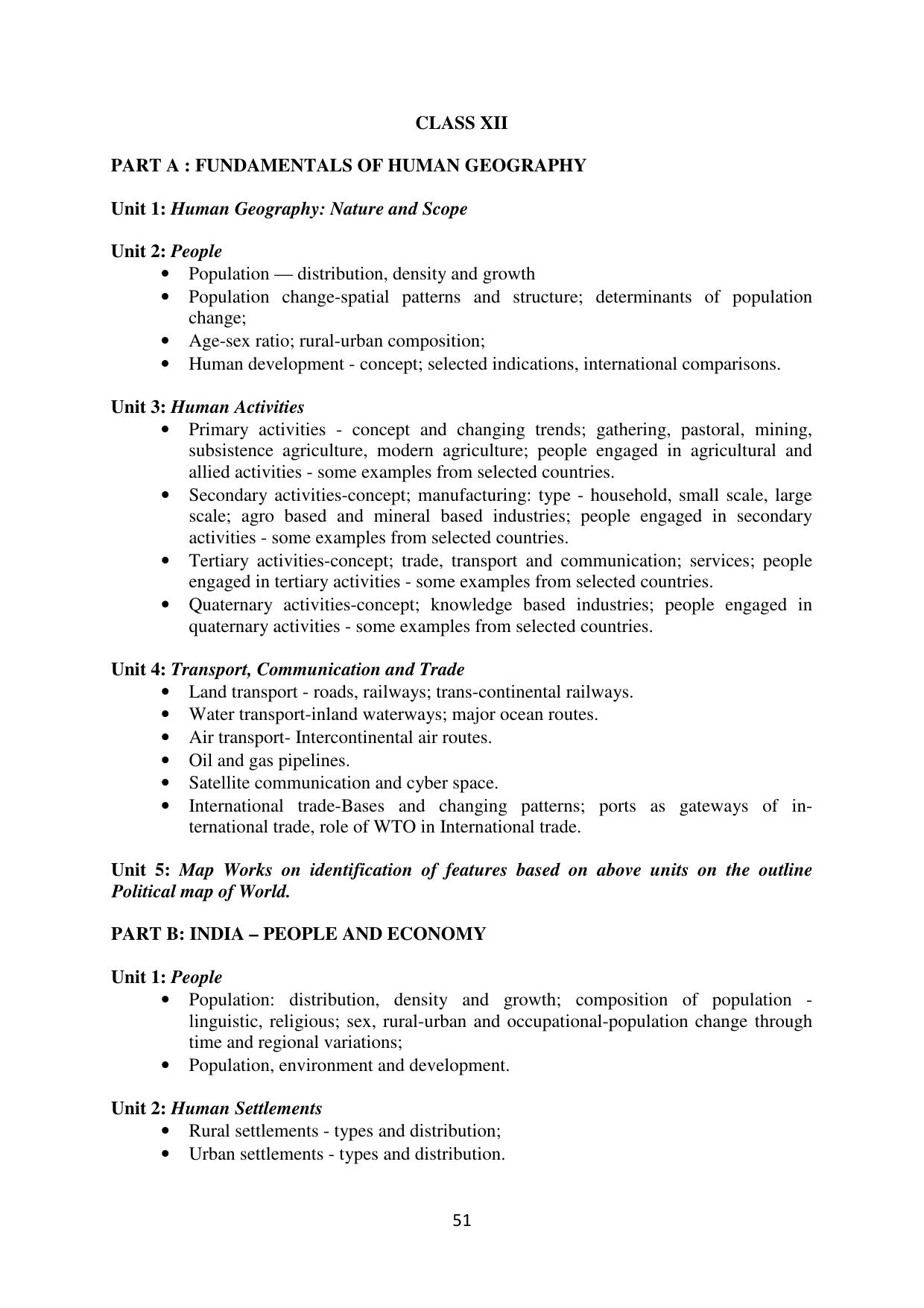 Mizoram Board (MBSE) Class 11 & 12 Syllabus - Page 56
