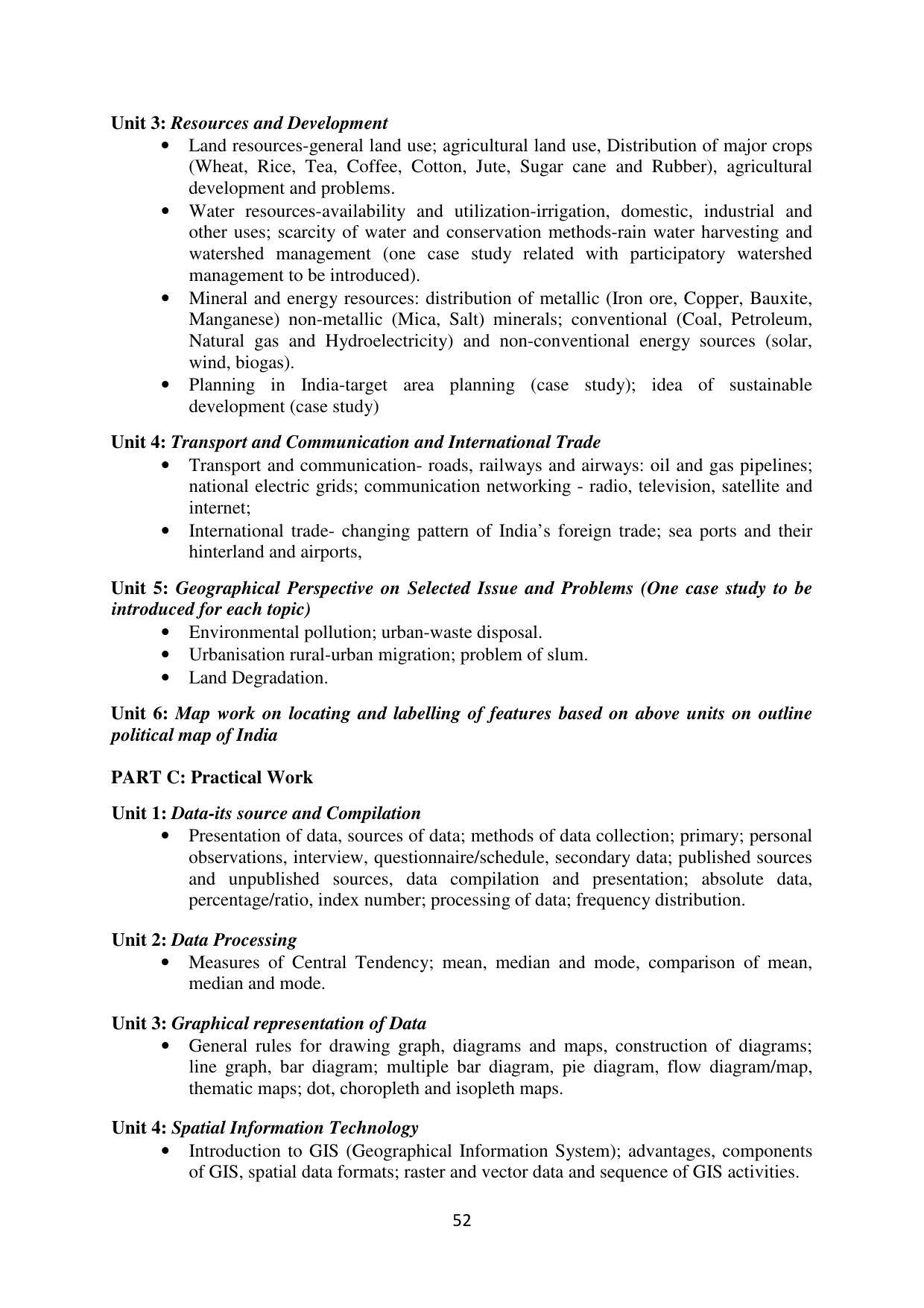 Mizoram Board (MBSE) Class 11 & 12 Syllabus - Page 57