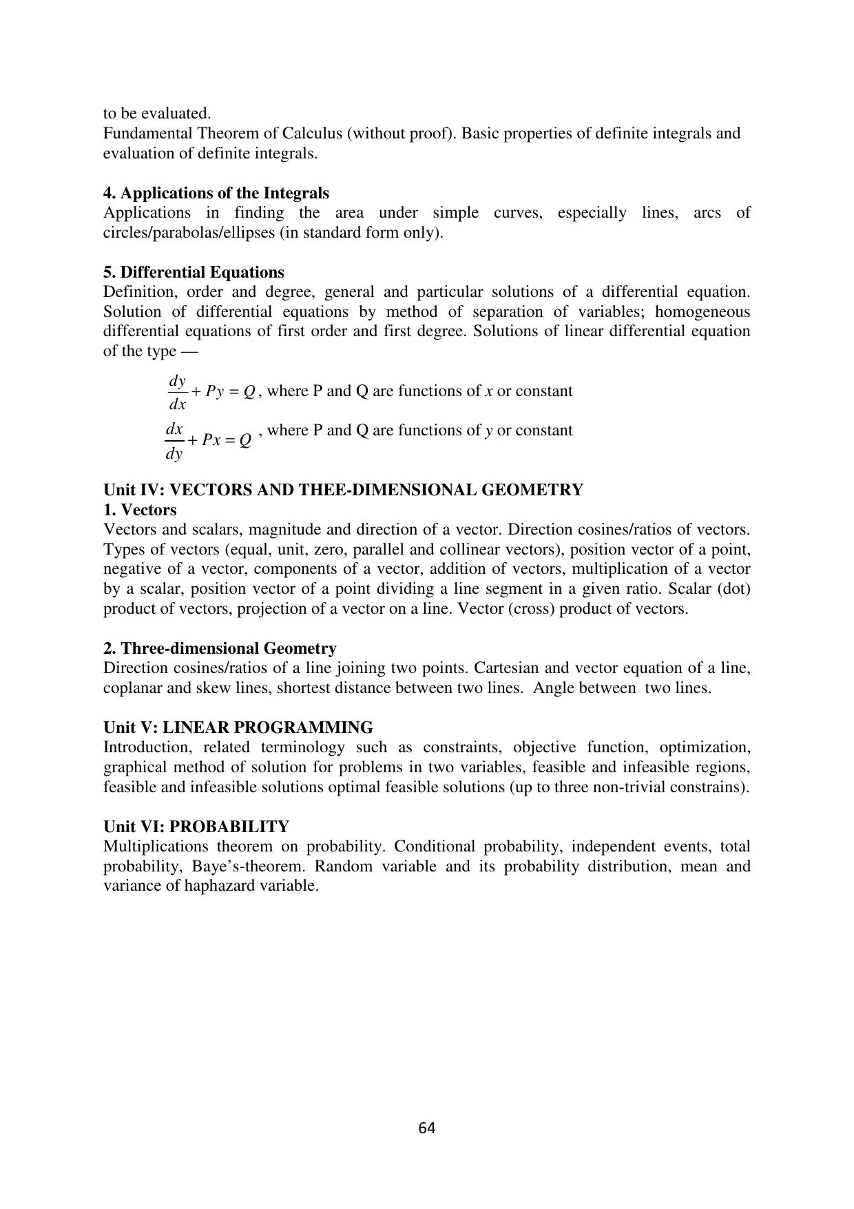 Mizoram Board (MBSE) Class 11 & 12 Syllabus - Page 69
