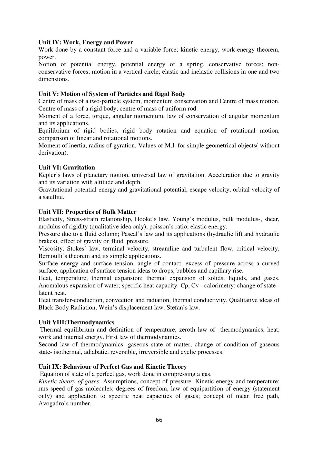 Mizoram Board (MBSE) Class 11 & 12 Syllabus - Page 71