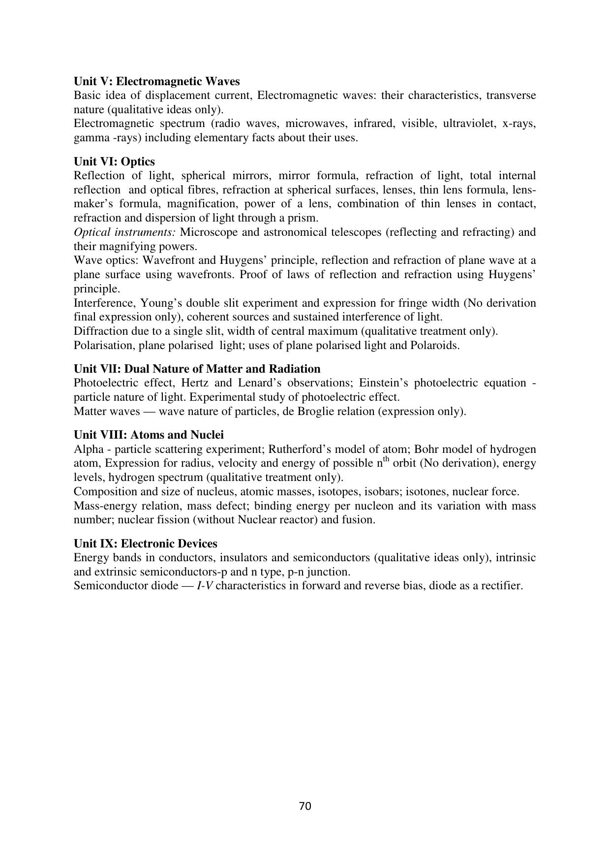 Mizoram Board (MBSE) Class 11 & 12 Syllabus - Page 75