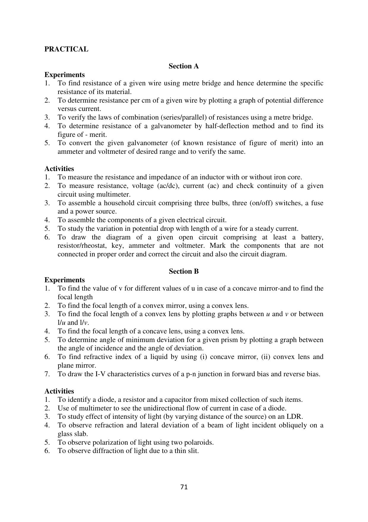 Mizoram Board (MBSE) Class 11 & 12 Syllabus - Page 76