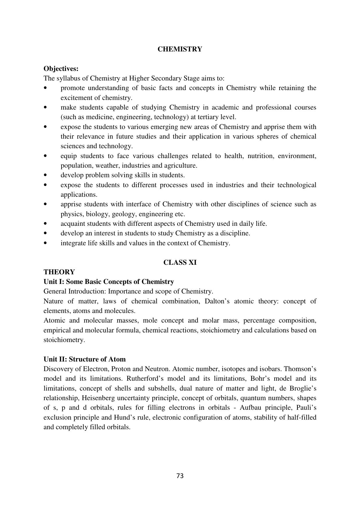 Mizoram Board (MBSE) Class 11 & 12 Syllabus - Page 78