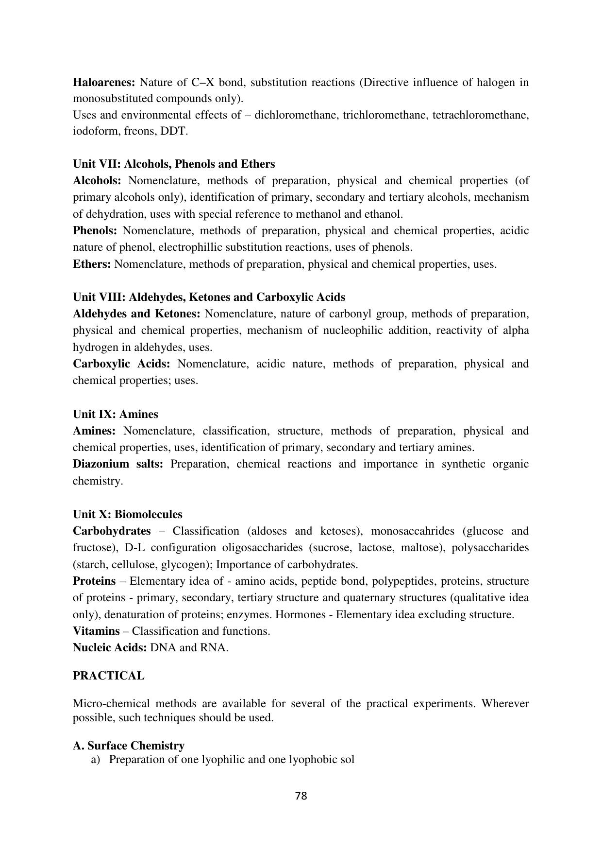 Mizoram Board (MBSE) Class 11 & 12 Syllabus - Page 83