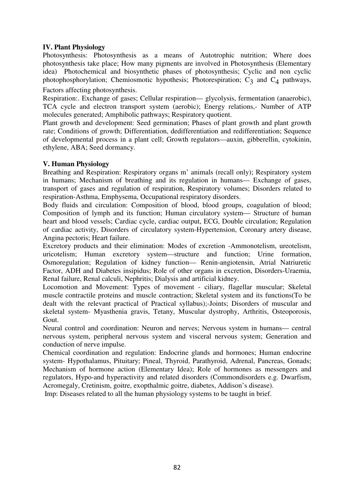 Mizoram Board (MBSE) Class 11 & 12 Syllabus - Page 87