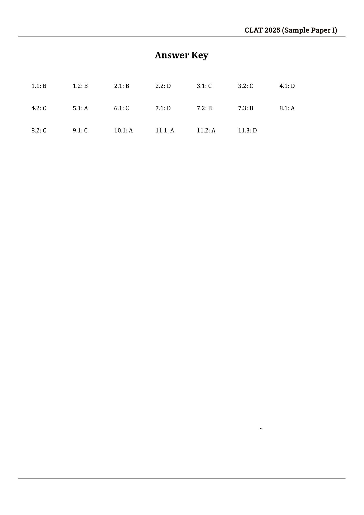 CLAT 2025 Sample Paper - 1 - Page 8