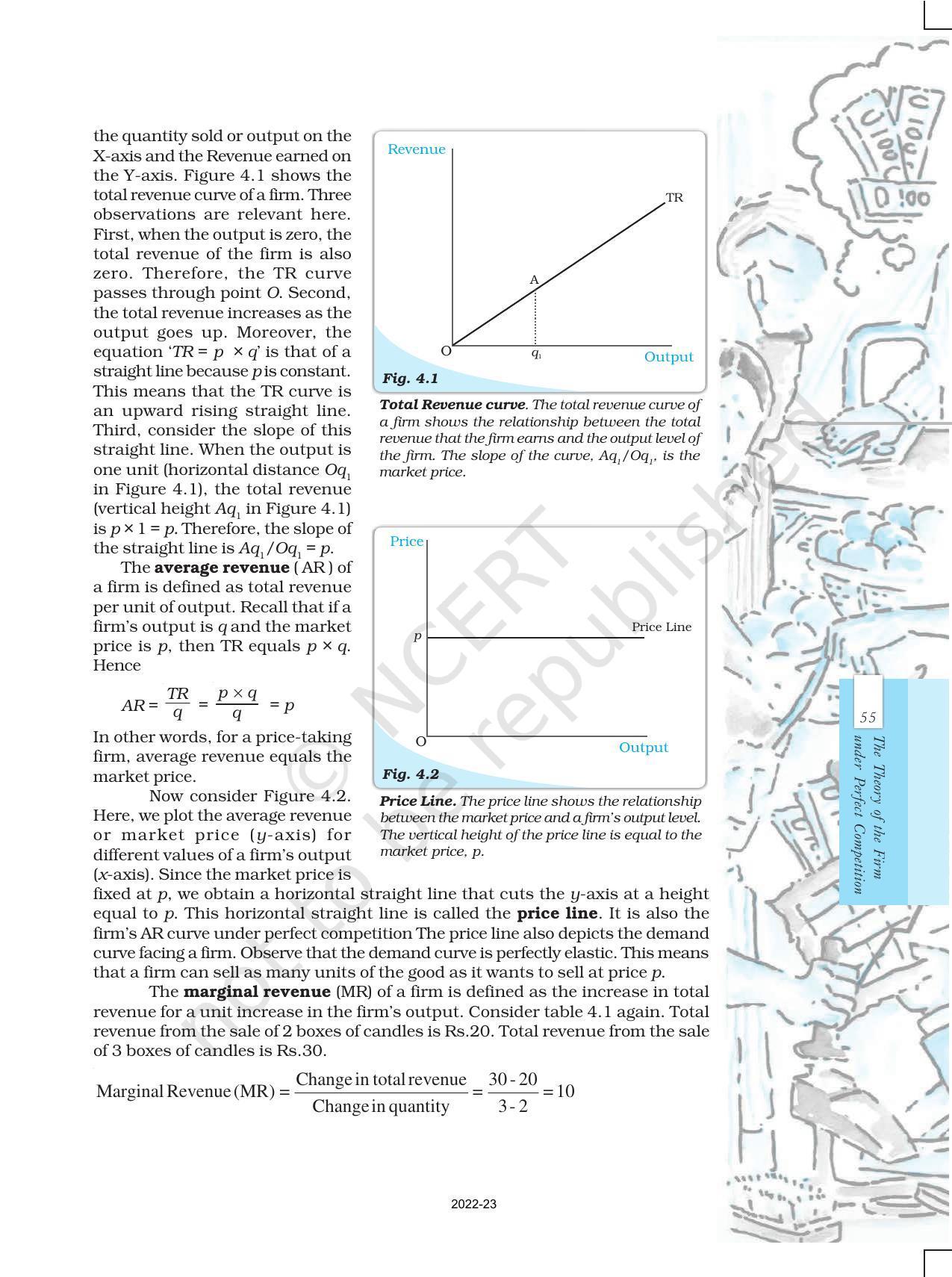 NCERT Book for Class 12 Economics (Microeconomics) Chapter 4 The Theory of the Firm under Perfect Competition - Page 3