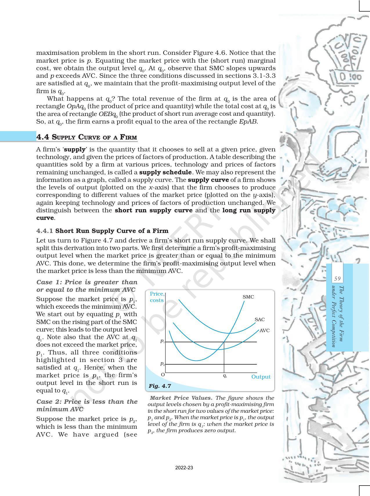 NCERT Book for Class 12 Economics (Microeconomics) Chapter 4 The Theory of the Firm under Perfect Competition - Page 7