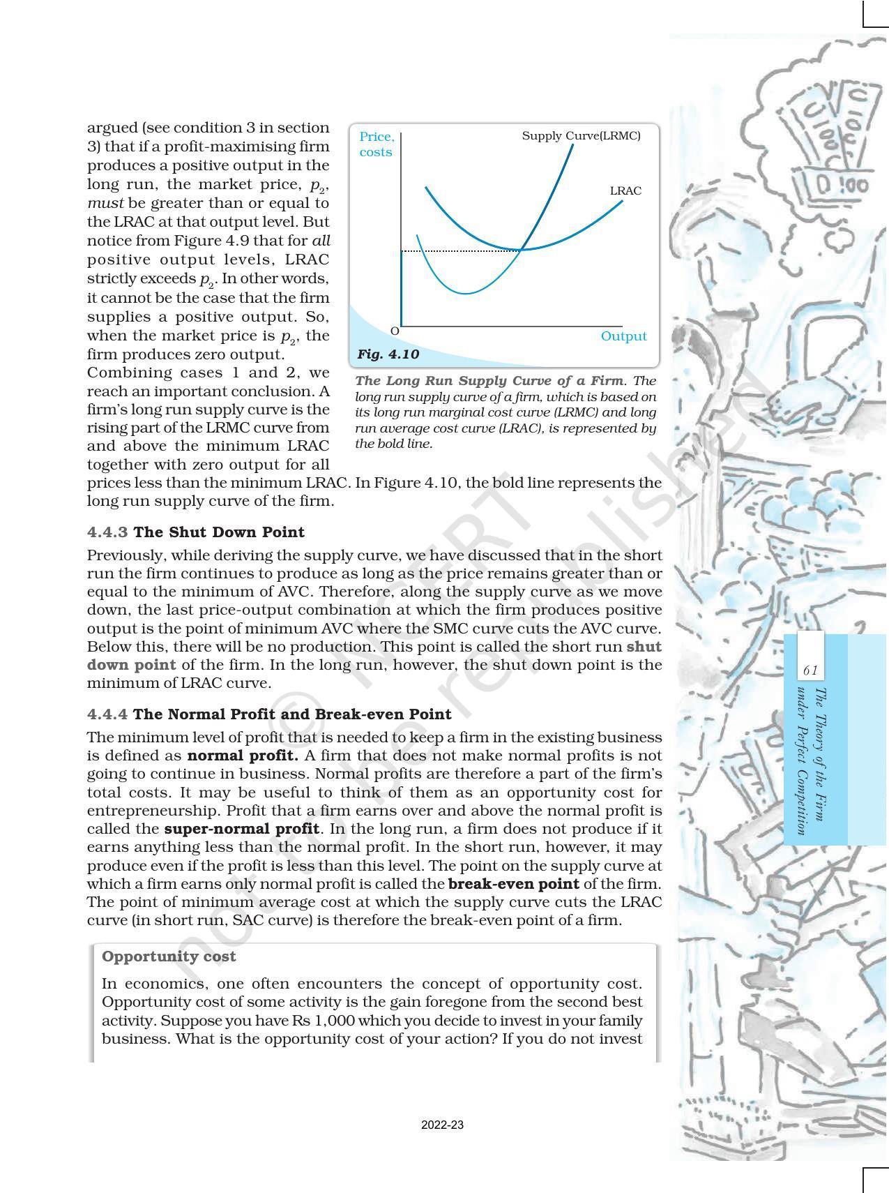 NCERT Book for Class 12 Economics (Microeconomics) Chapter 4 The Theory of the Firm under Perfect Competition - Page 9