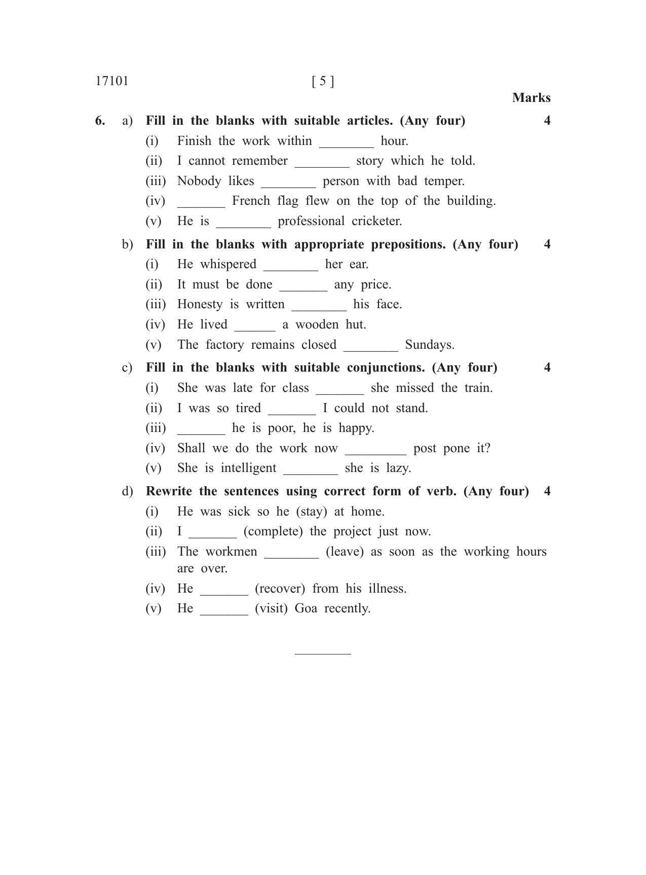 MSBTE Question Paper - 2018 - English - Page 5
