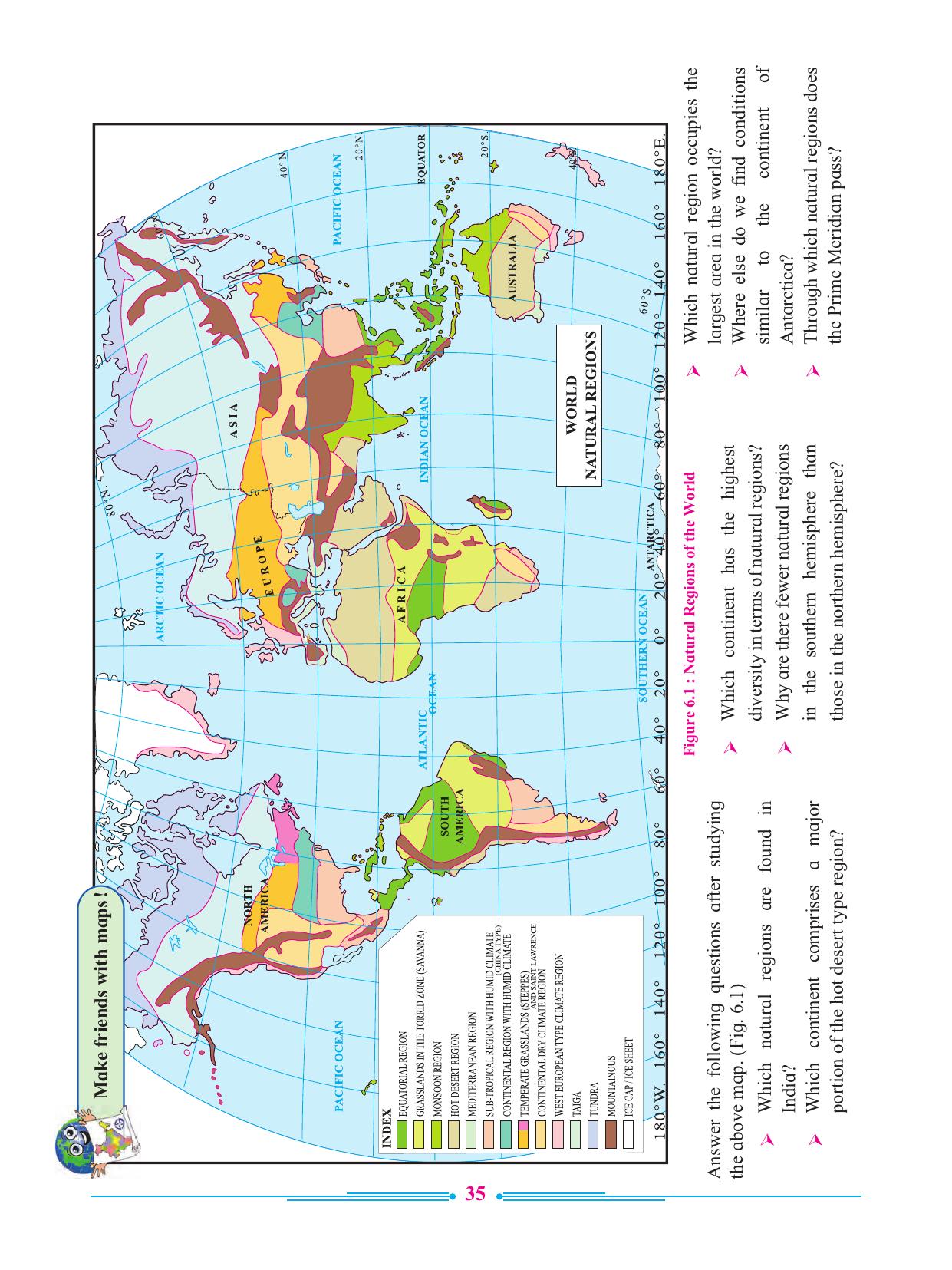 Maharashtra Board Class 7 Geography Textbook - Page 45
