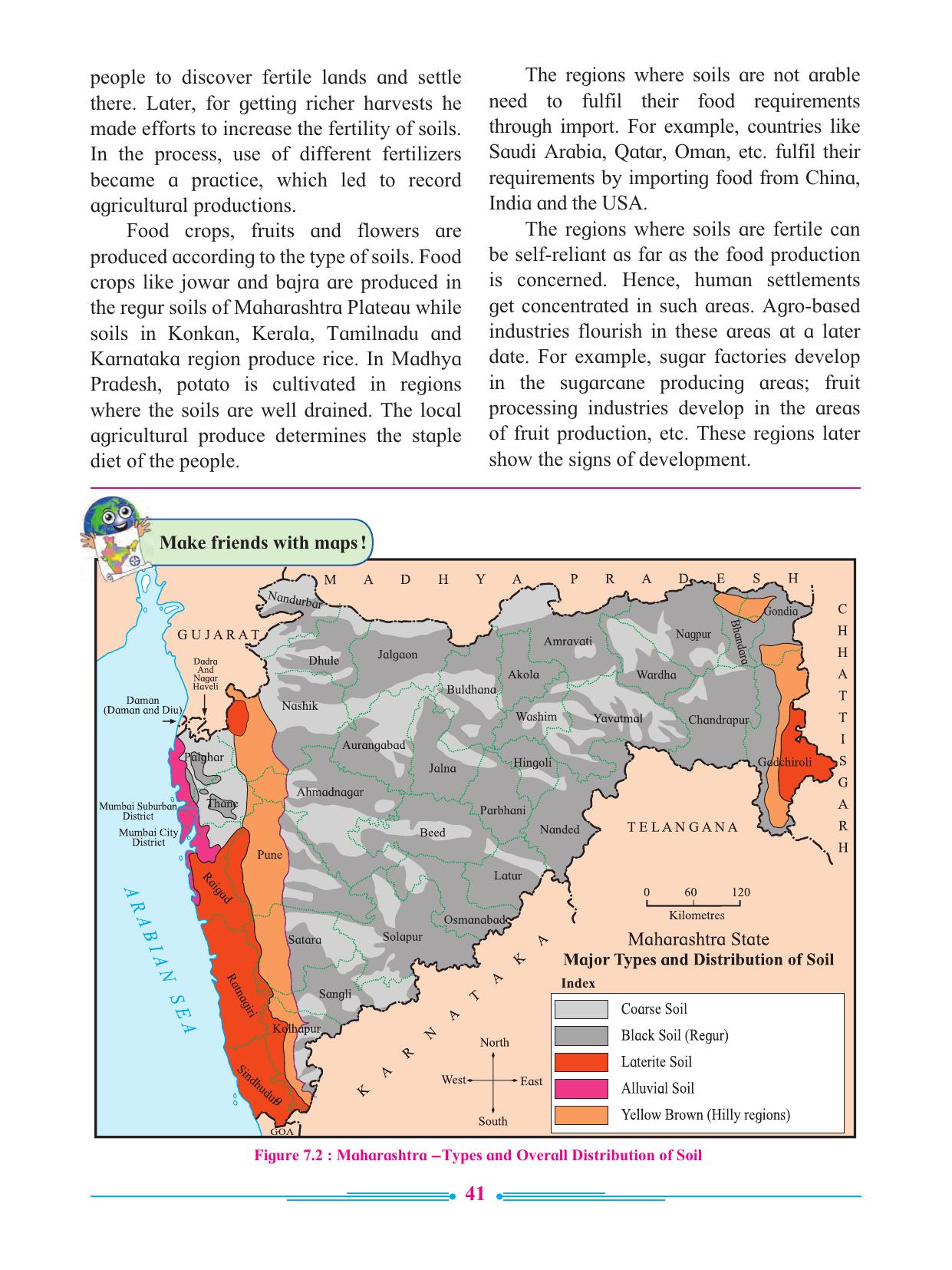 Maharashtra Board Class 7 Geography Textbook - Page 51