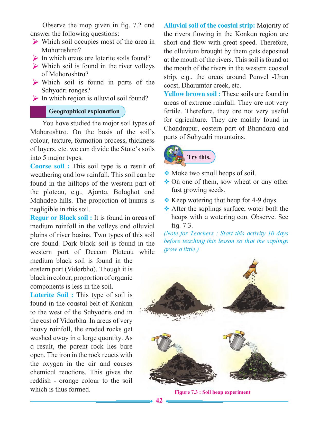 Maharashtra Board Class 7 Geography Textbook - Page 52