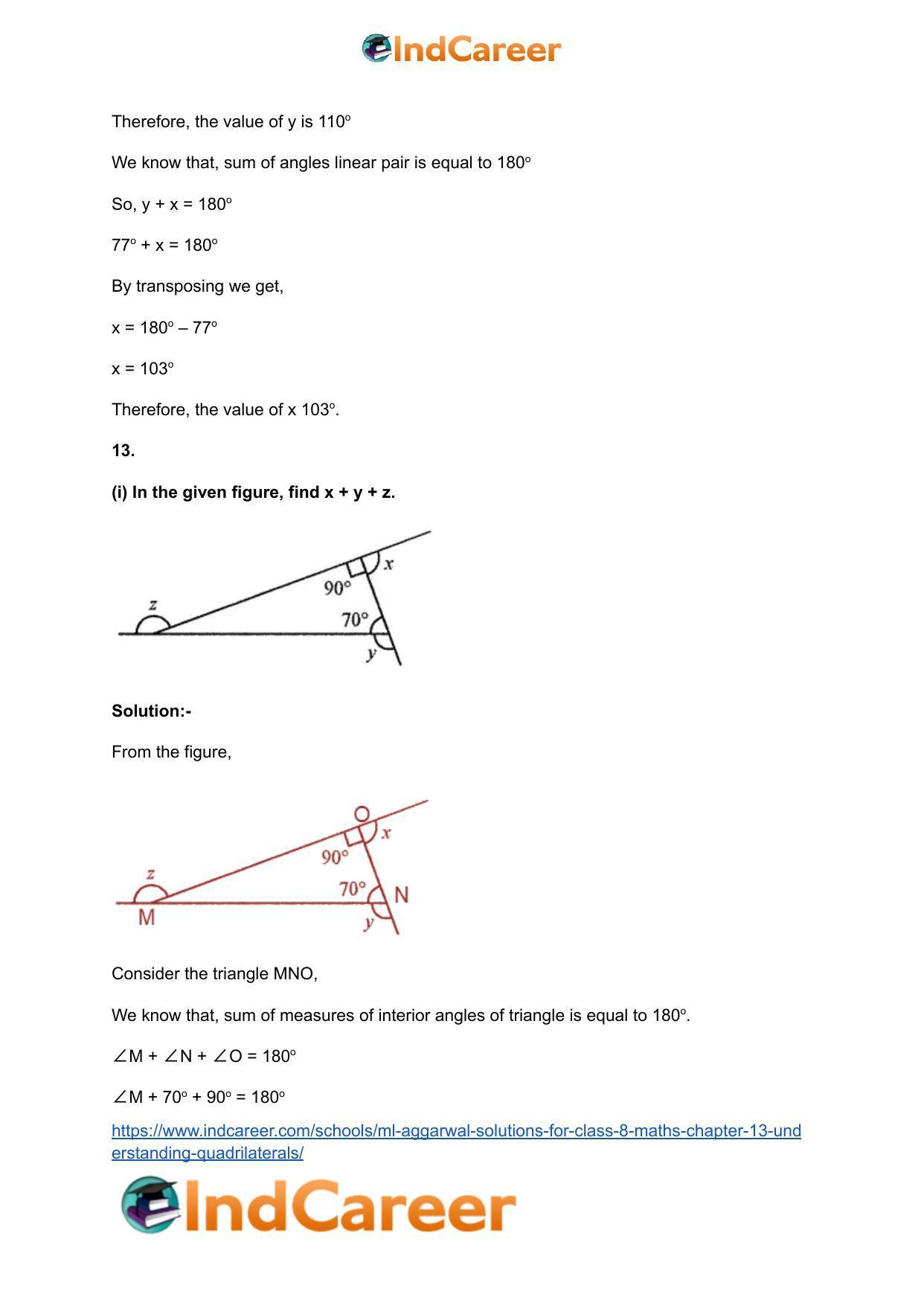 ML Aggarwal Solutions for Class 8 Maths Chapter 13- Understanding Quadrilaterals - Page 18
