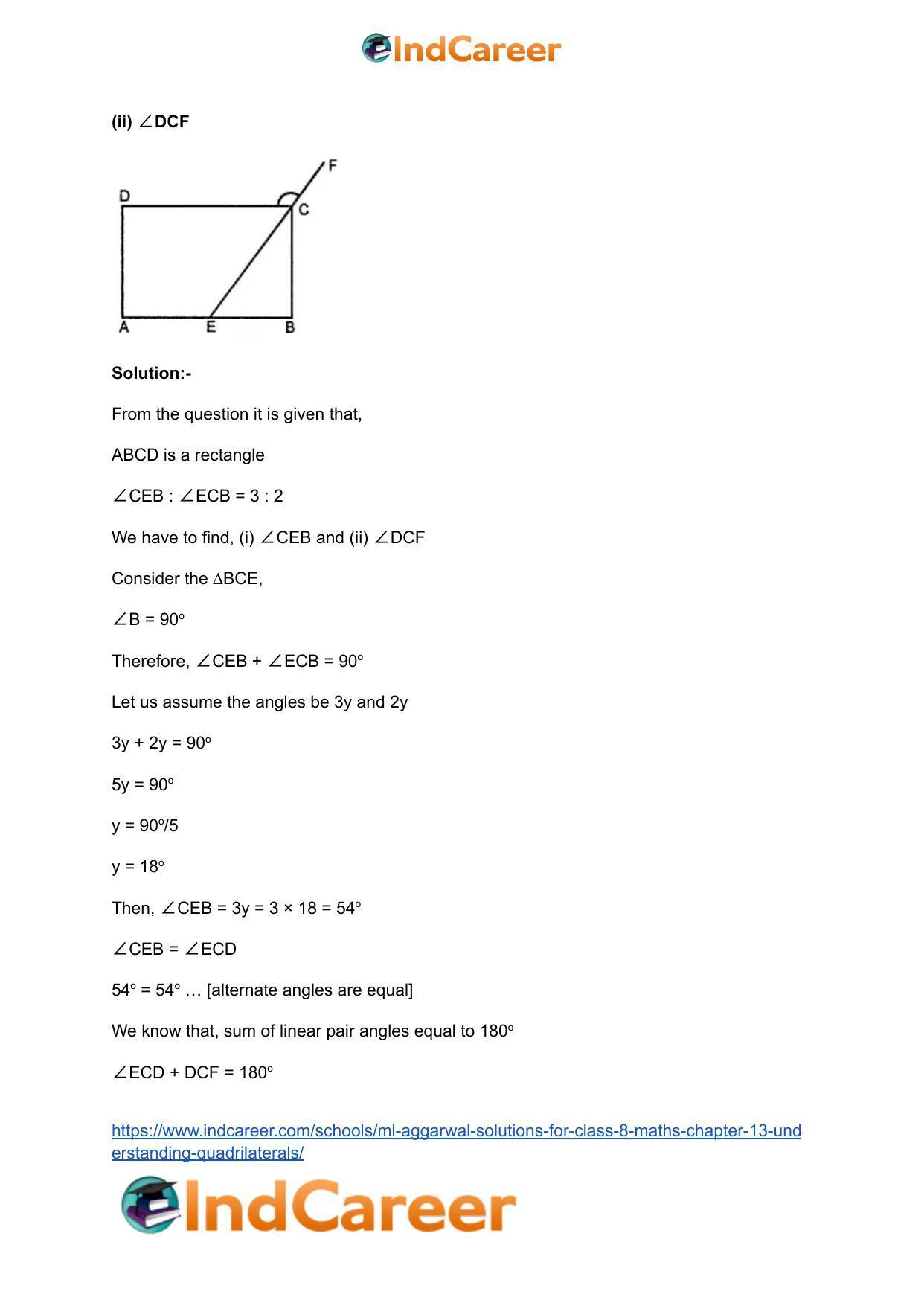 ML Aggarwal Solutions for Class 8 Maths Chapter 13- Understanding Quadrilaterals - Page 47