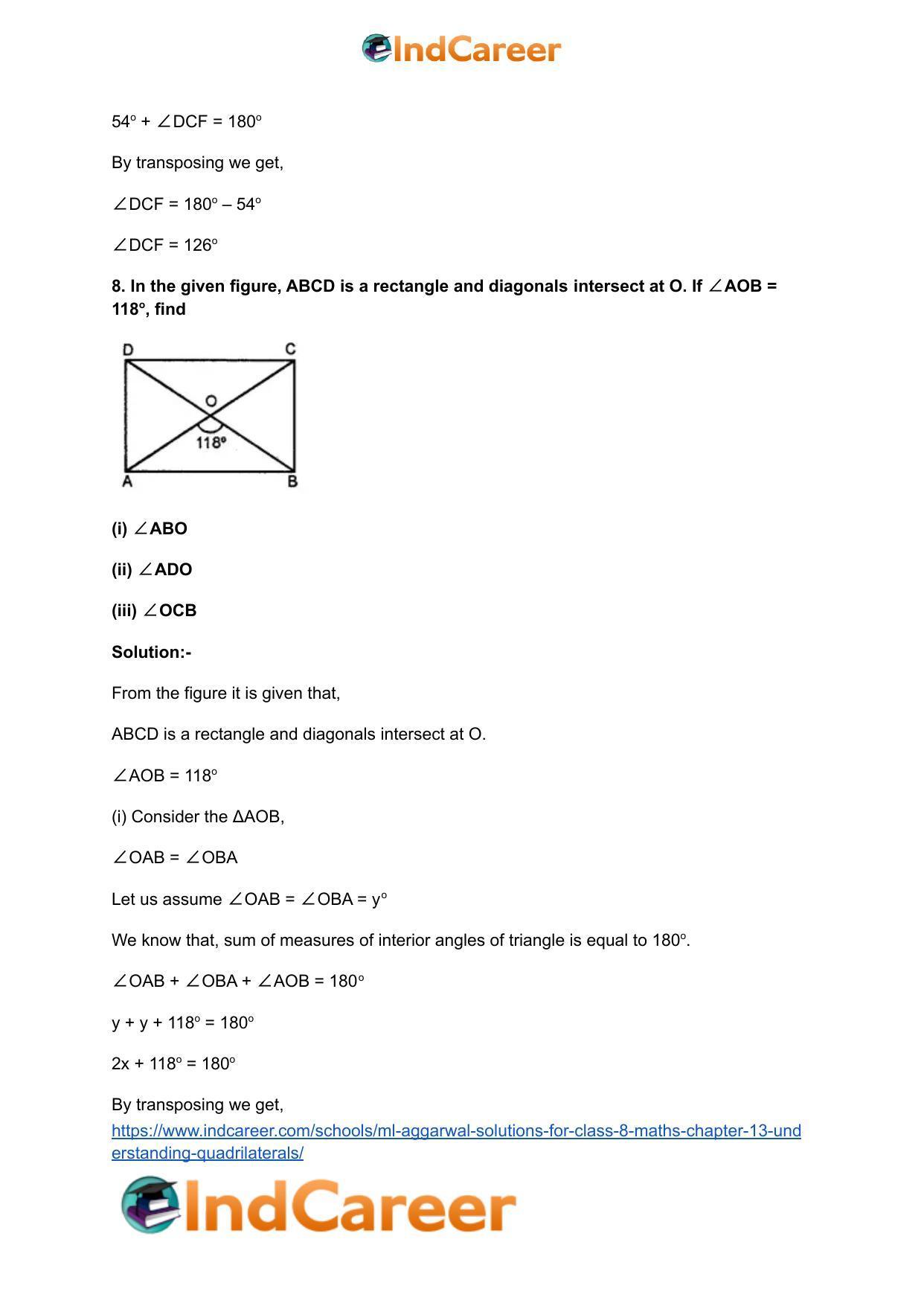 ML Aggarwal Solutions for Class 8 Maths Chapter 13- Understanding Quadrilaterals - Page 48
