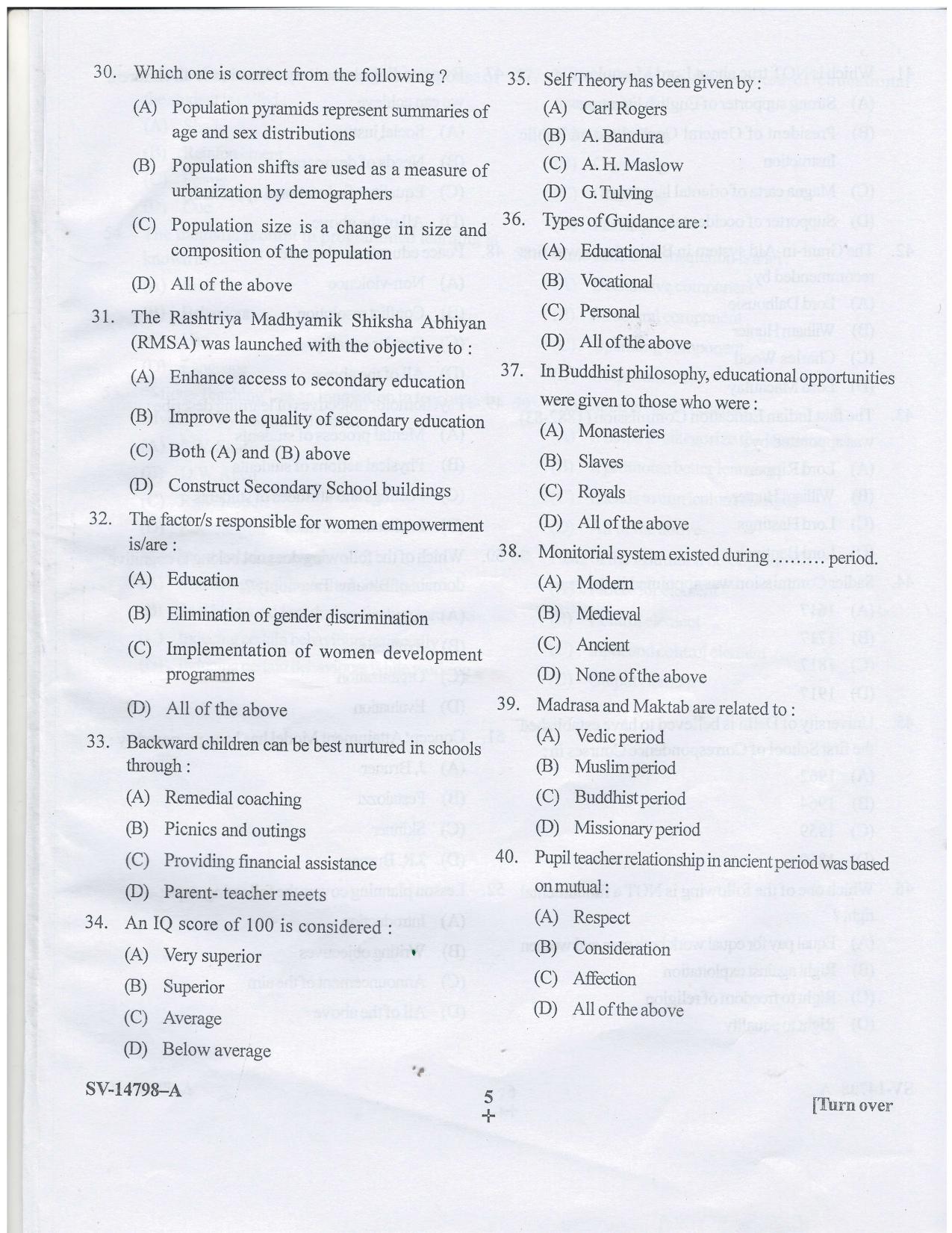 KUET 2023 M.Ed Question Paper - Page 13