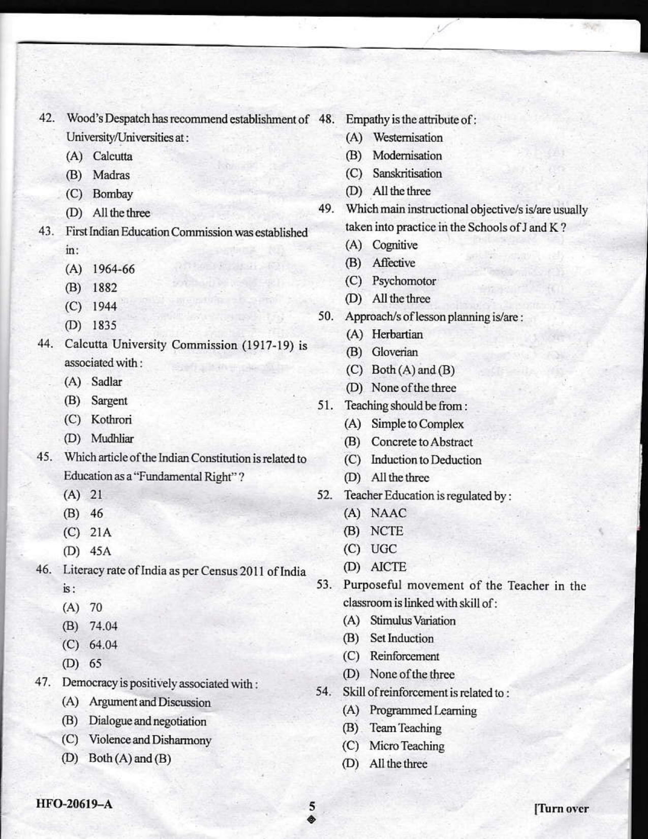 KUET 2023 M.Ed Question Paper - Page 27