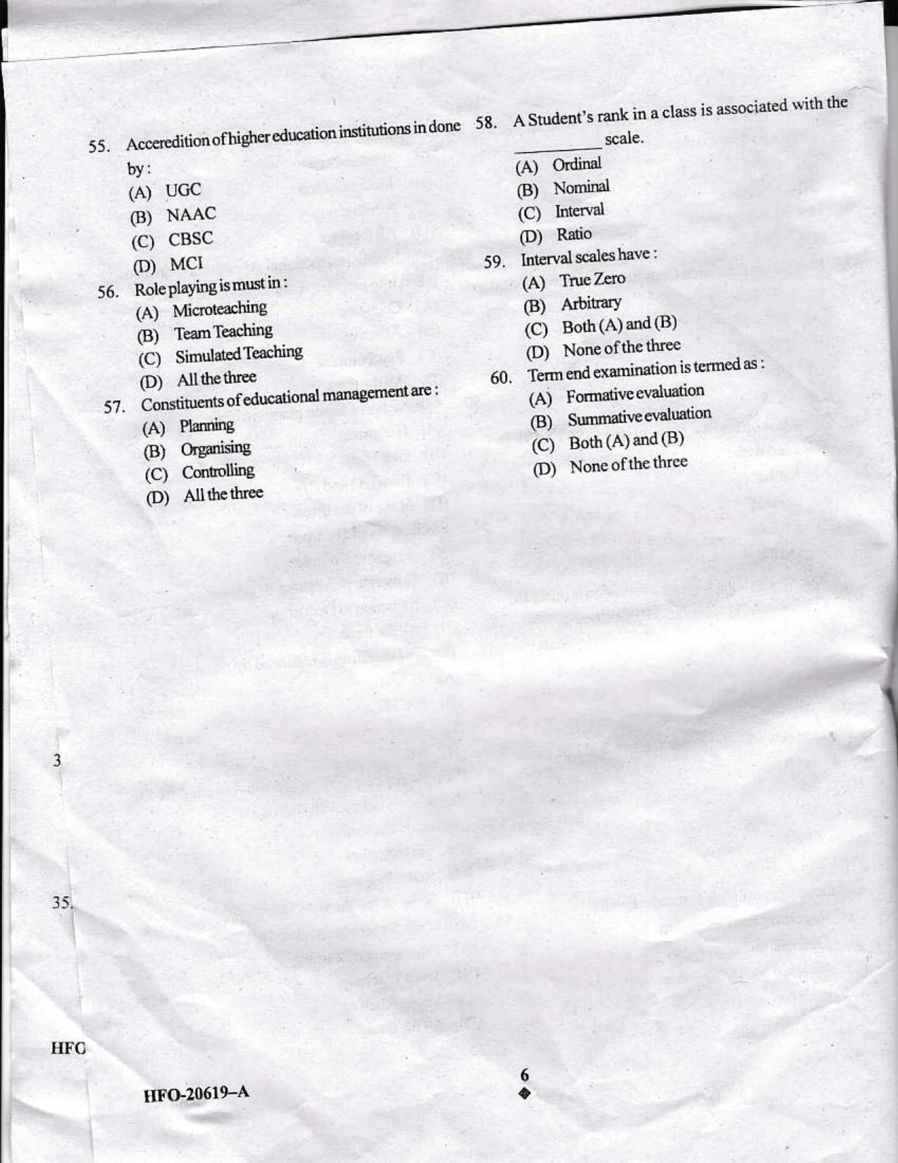 KUET 2023 M.Ed Question Paper - Page 28