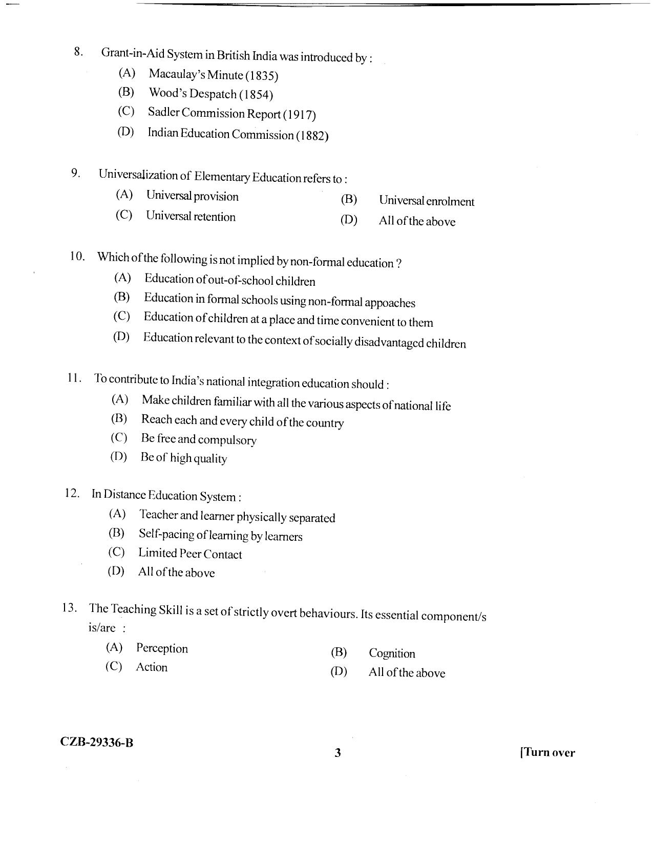 KUET 2023 M.Ed Question Paper - Page 68