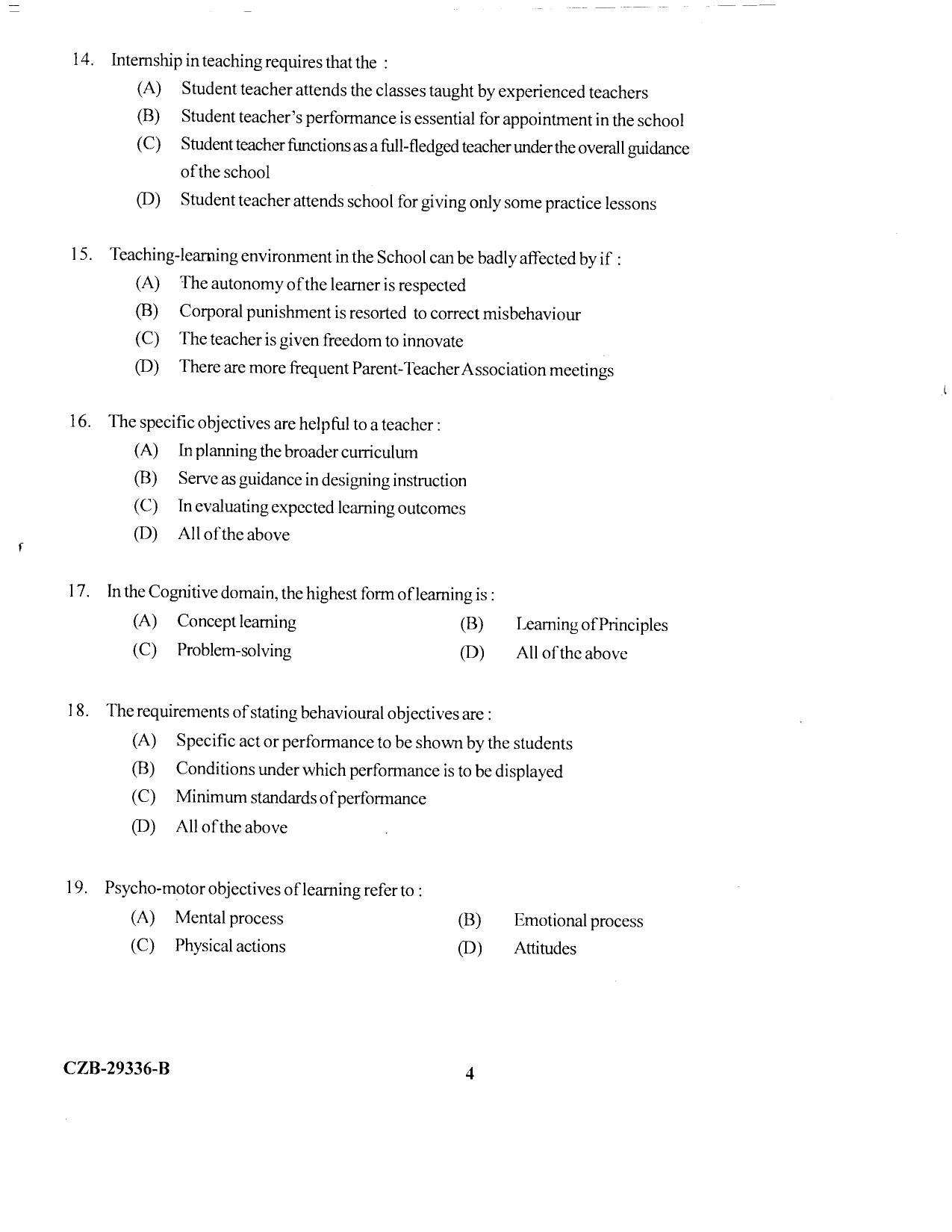 KUET 2023 M.Ed Question Paper - Page 69