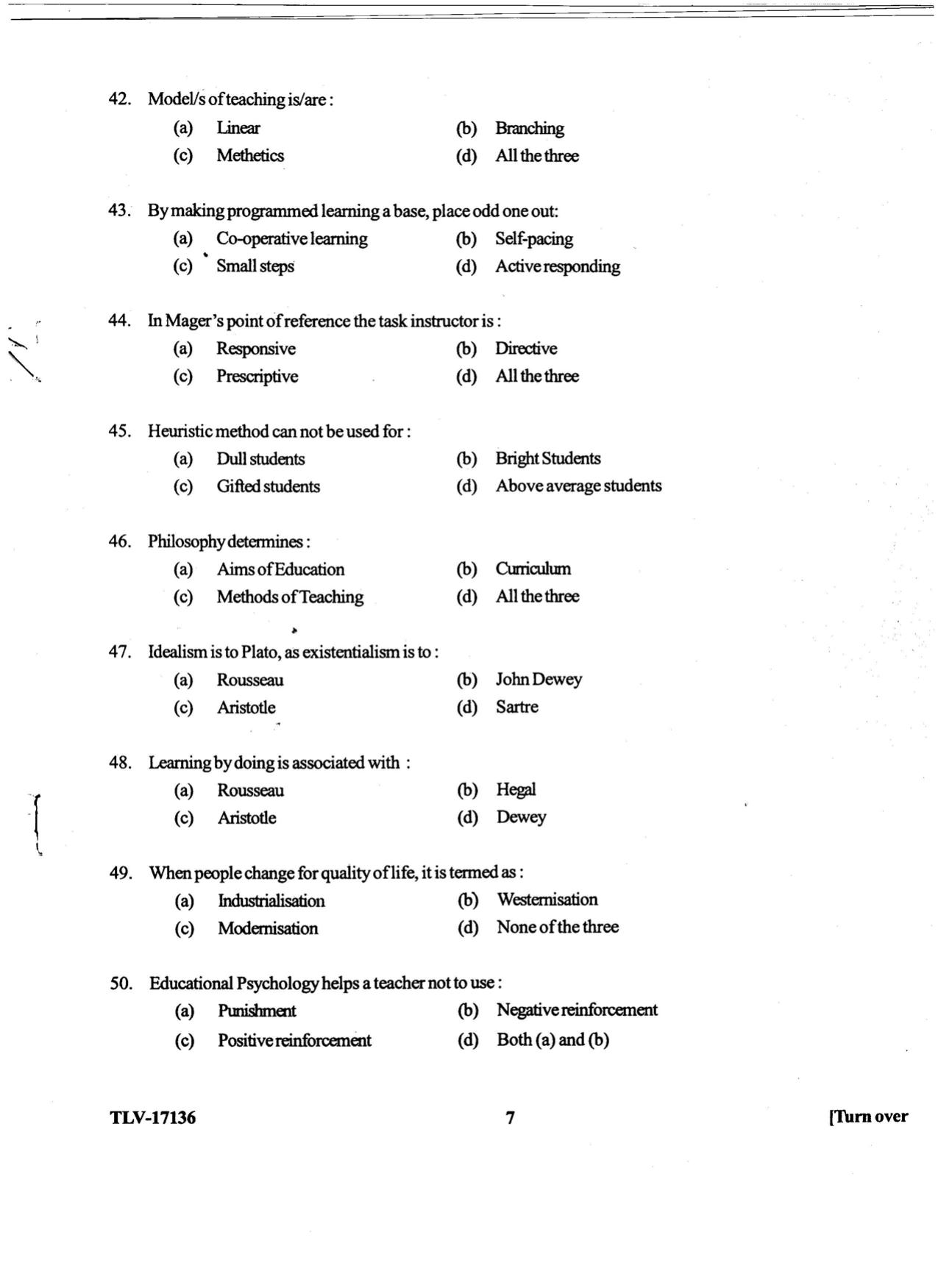 KUET 2023 M.Ed Question Paper - Page 81