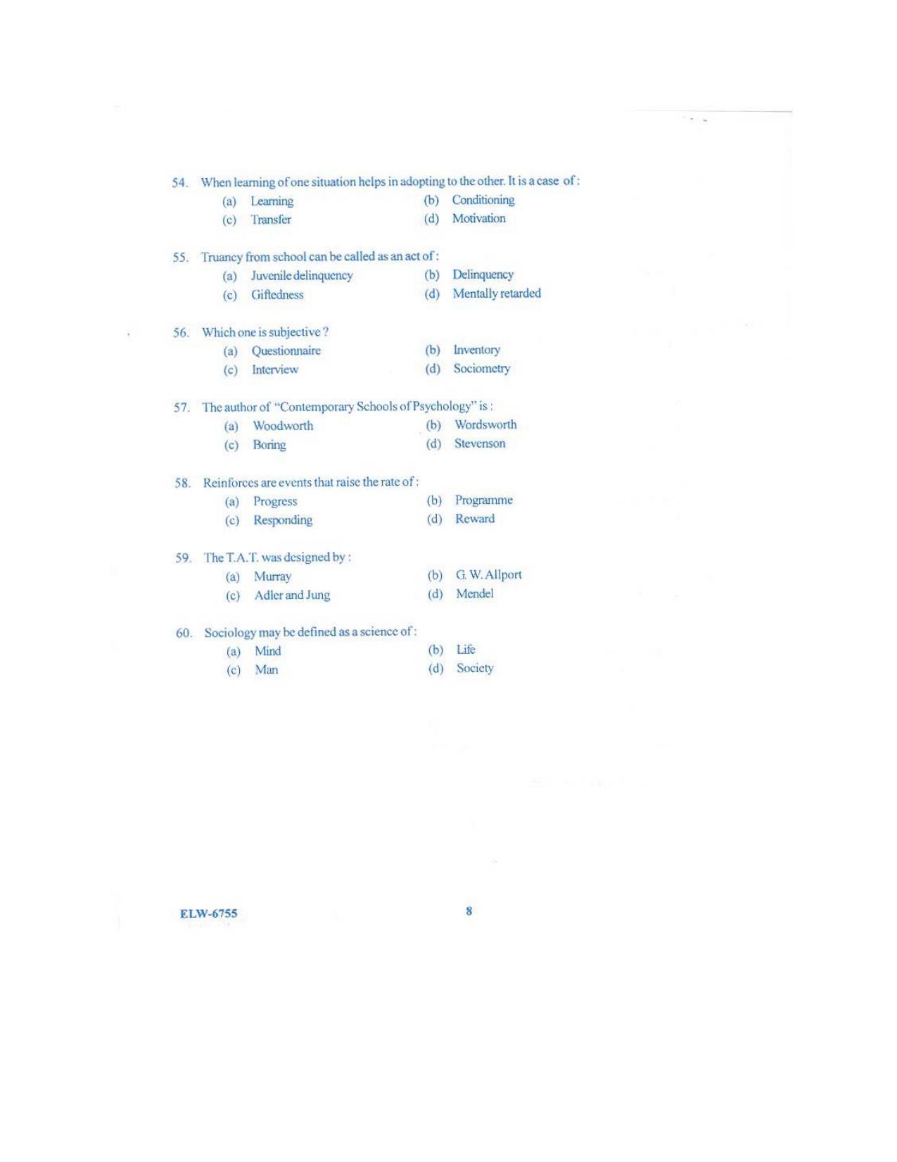 KUET 2023 M.Ed Question Paper - Page 90