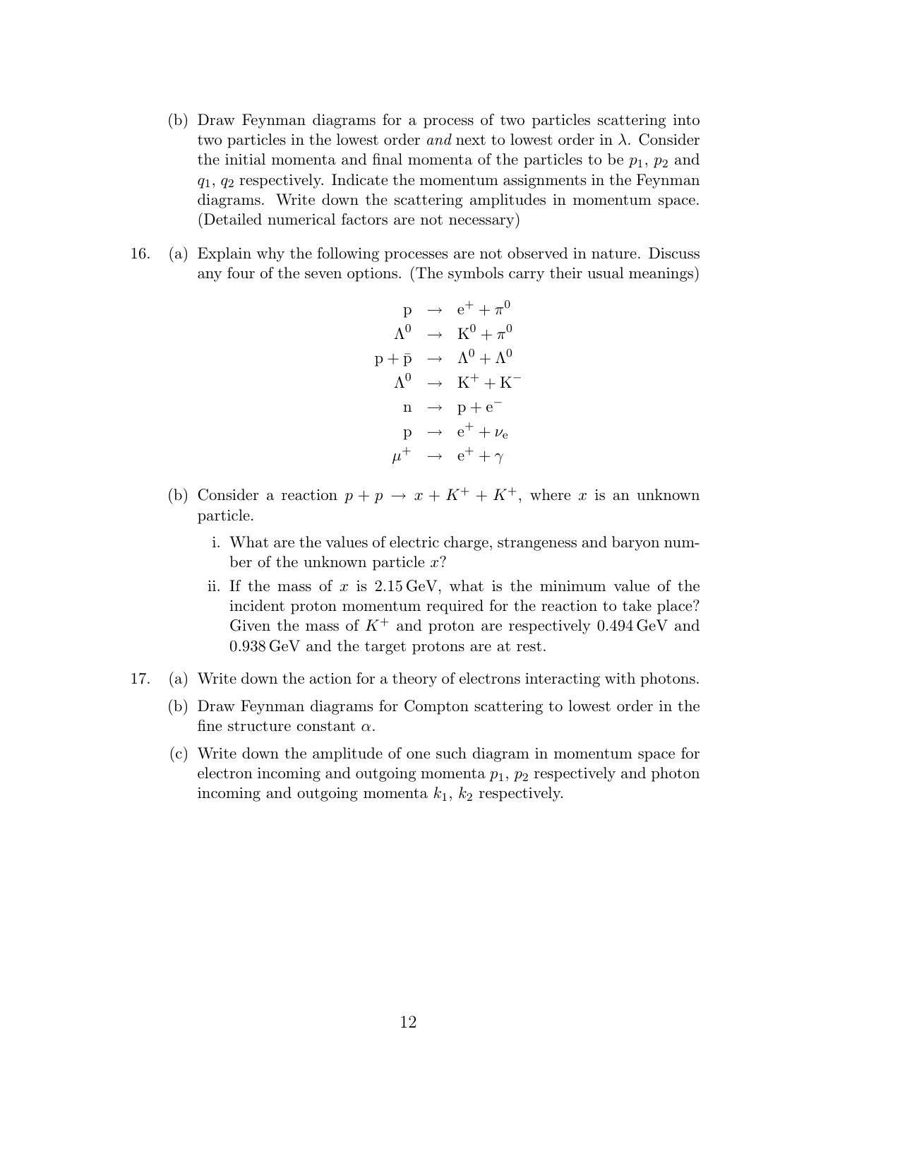 ISI Admission Test JRF in Physics and Applied Mathematics PHB 2016 Sample Paper - Page 12