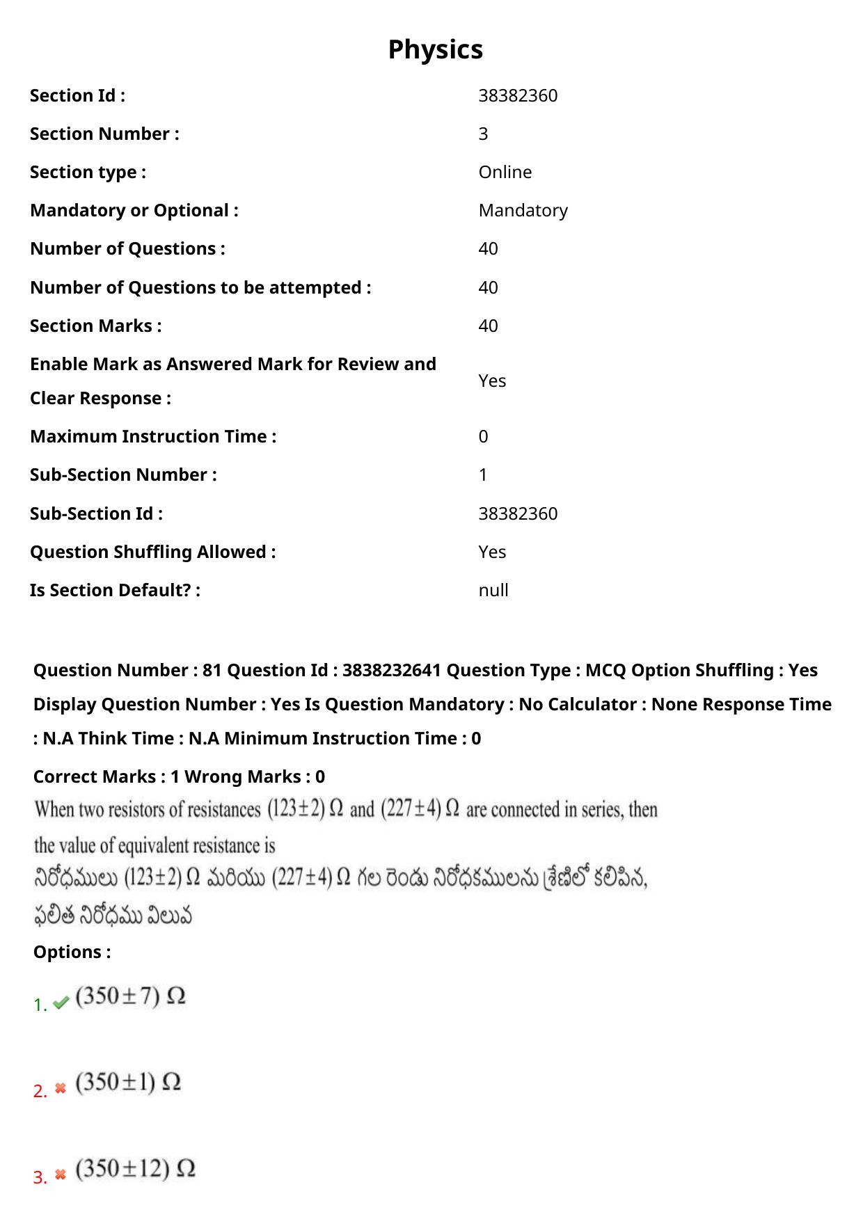 TS EAPCET 2024 Question Paper Agriculture and Pharmacy 08 May Shift 1 With Answer Key - Page 64
