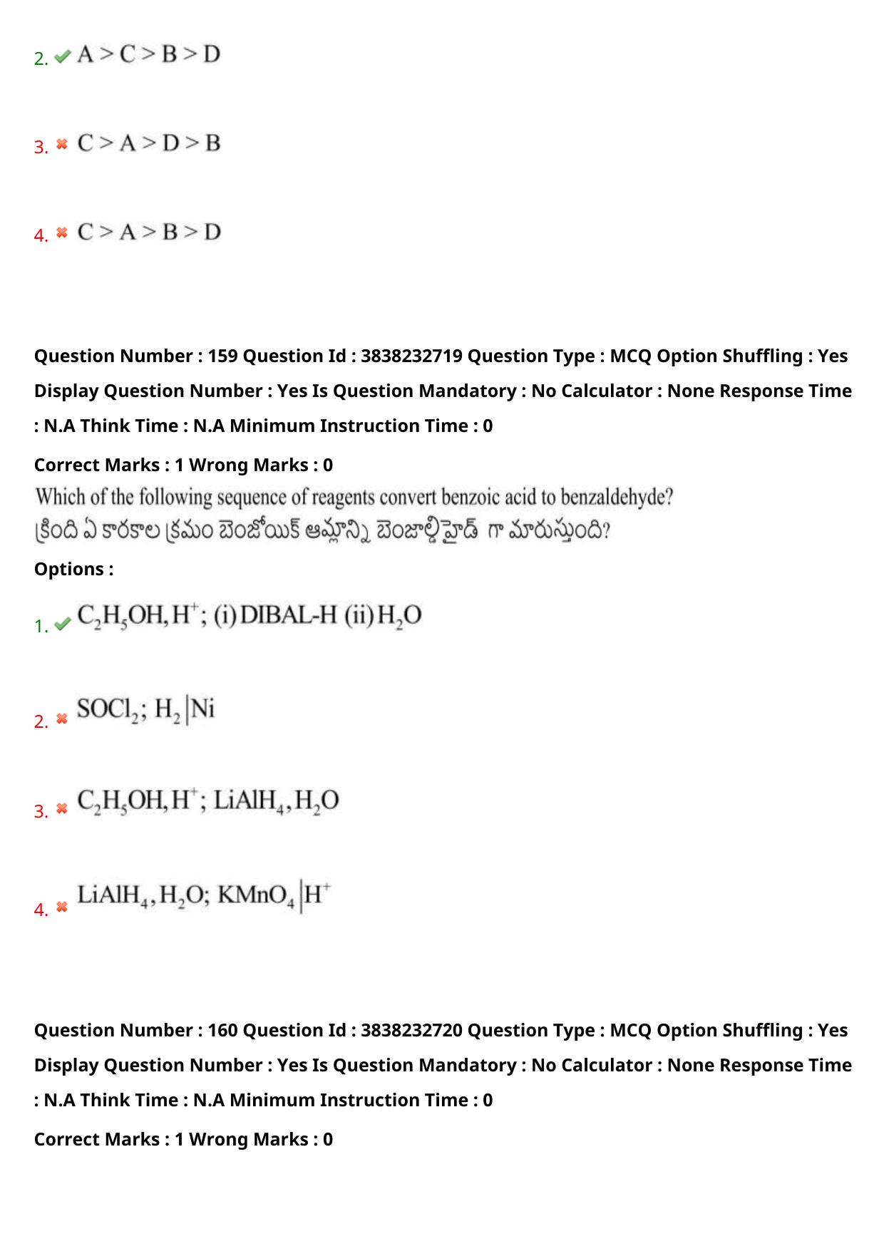 TS EAPCET 2024 Question Paper Agriculture and Pharmacy 08 May Shift 1 With Answer Key - Page 122