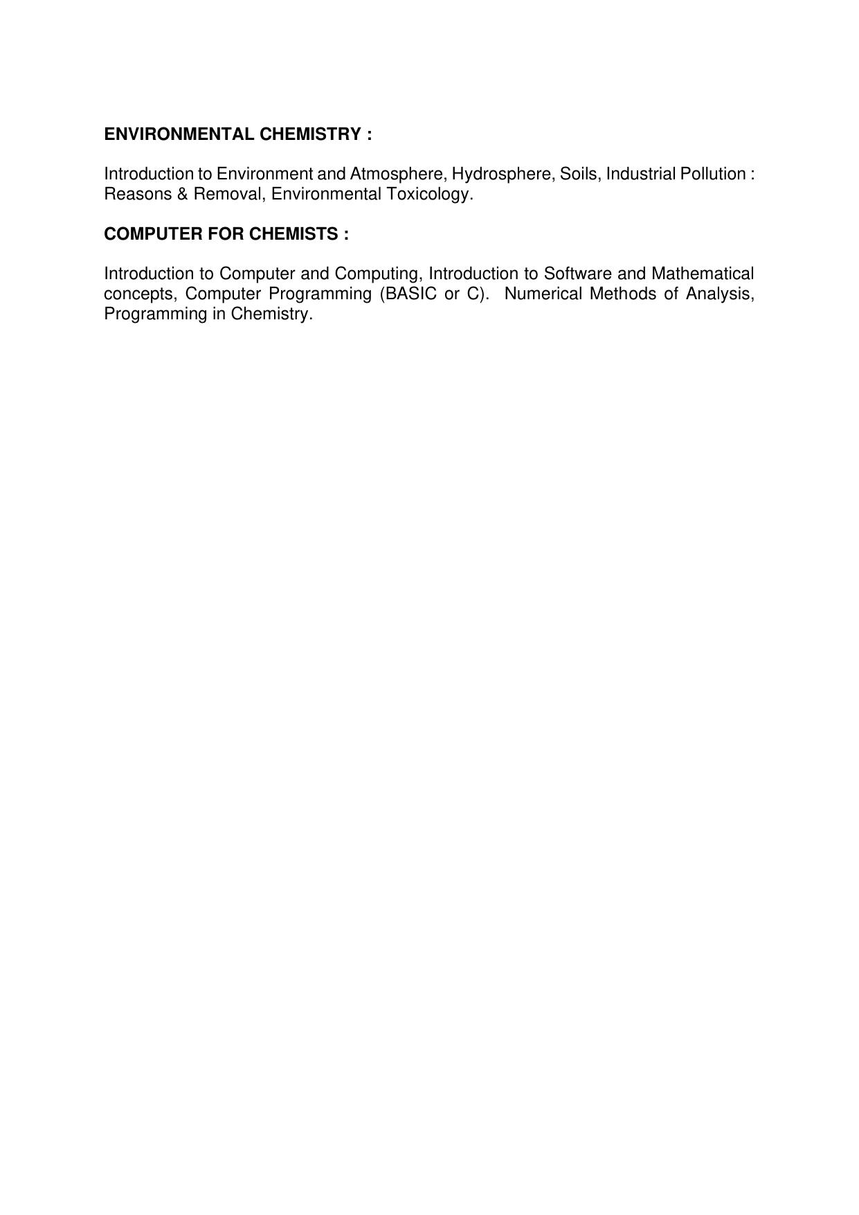 AMU Entrance Exam: M. Sc. Polymer Science & Technology Syllabus - Page 2
