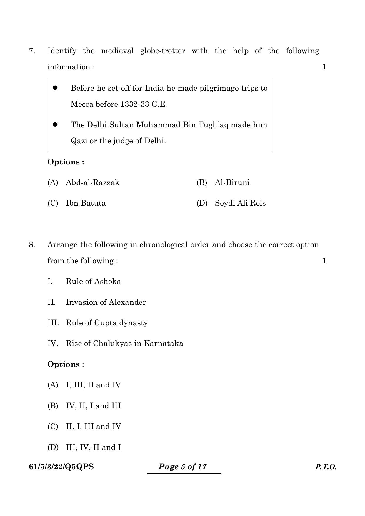CBSE Class 12 61-5-3 History 2024 Question Paper - Page 5